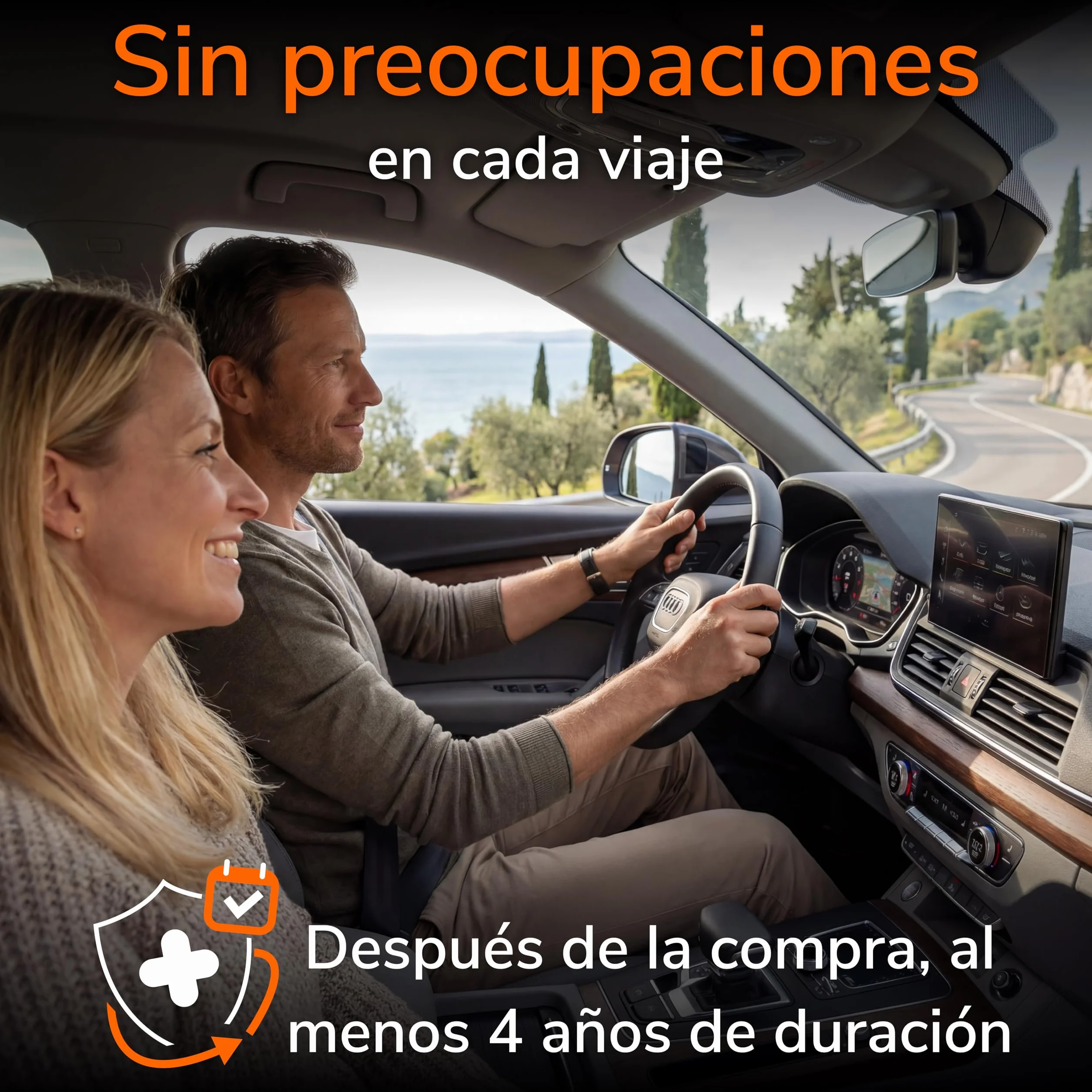Upgrade4cars Botiquín de Primeros Auxilios Coche 2026 Triángulo Emergencia Chaleco Reflectante DIN 13164