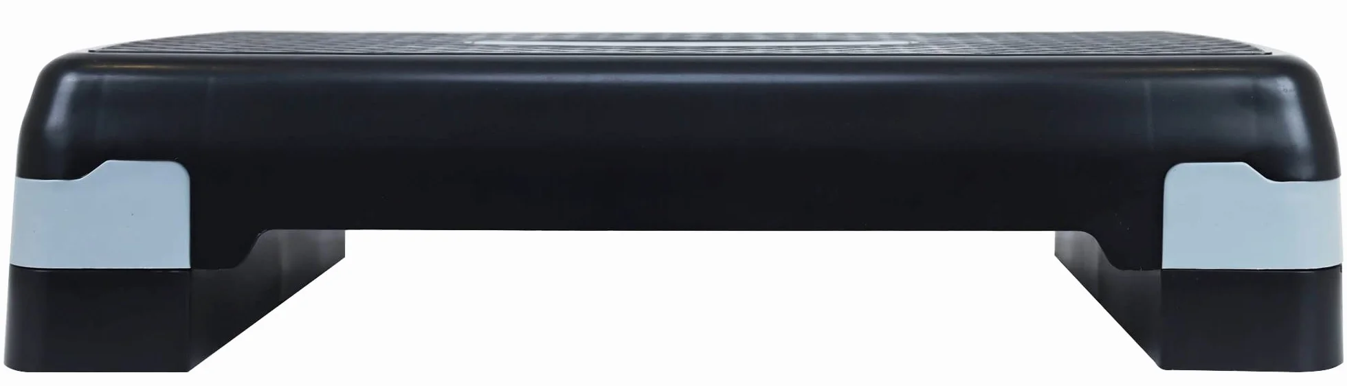 Signature Fitness Entrenador aeróbico ajustable con plataforma escalonada, tamaño mediano, negro/gris