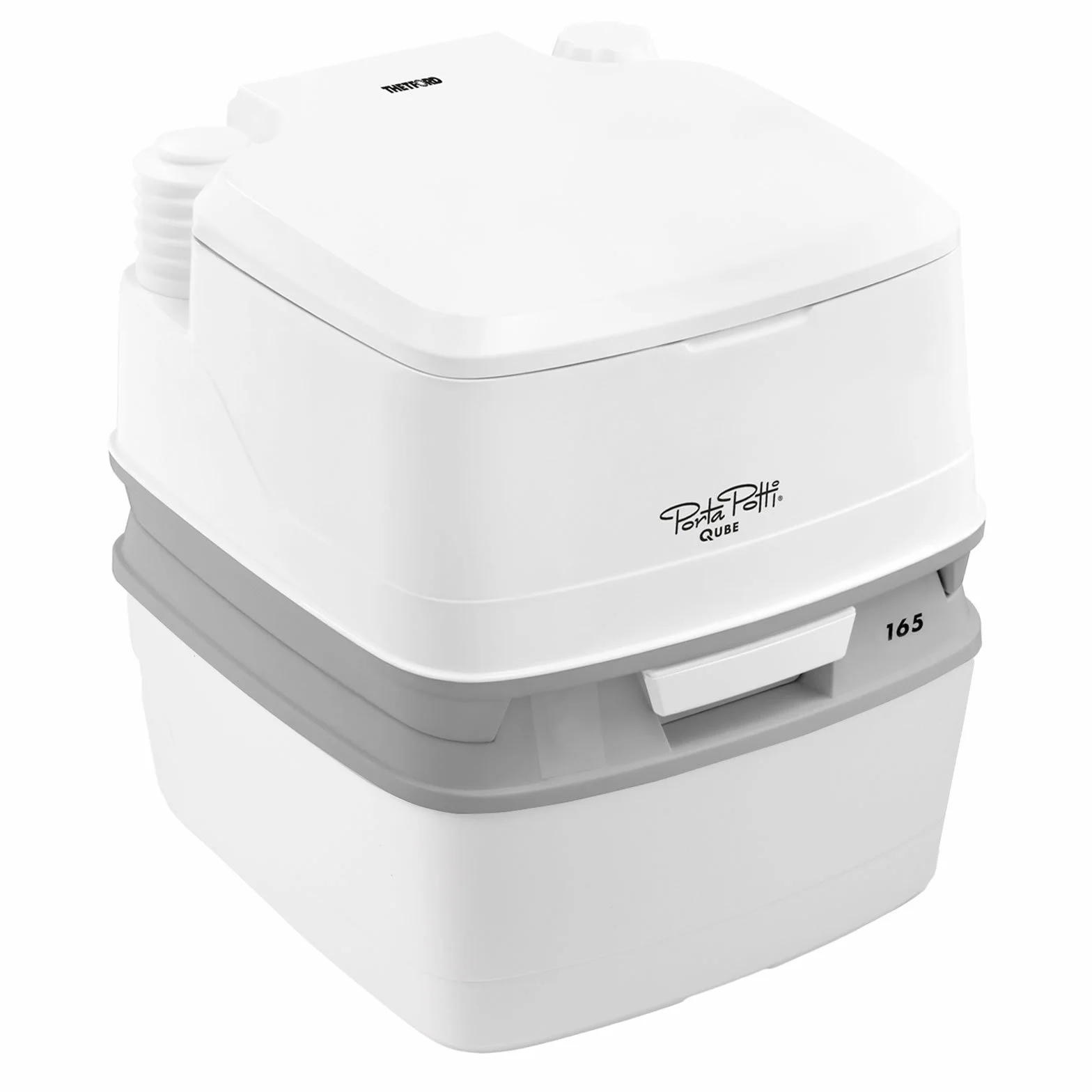 Thetford 165 Qube Porta Potti, Adultos Unisex, Blanco/Gris, Mediano