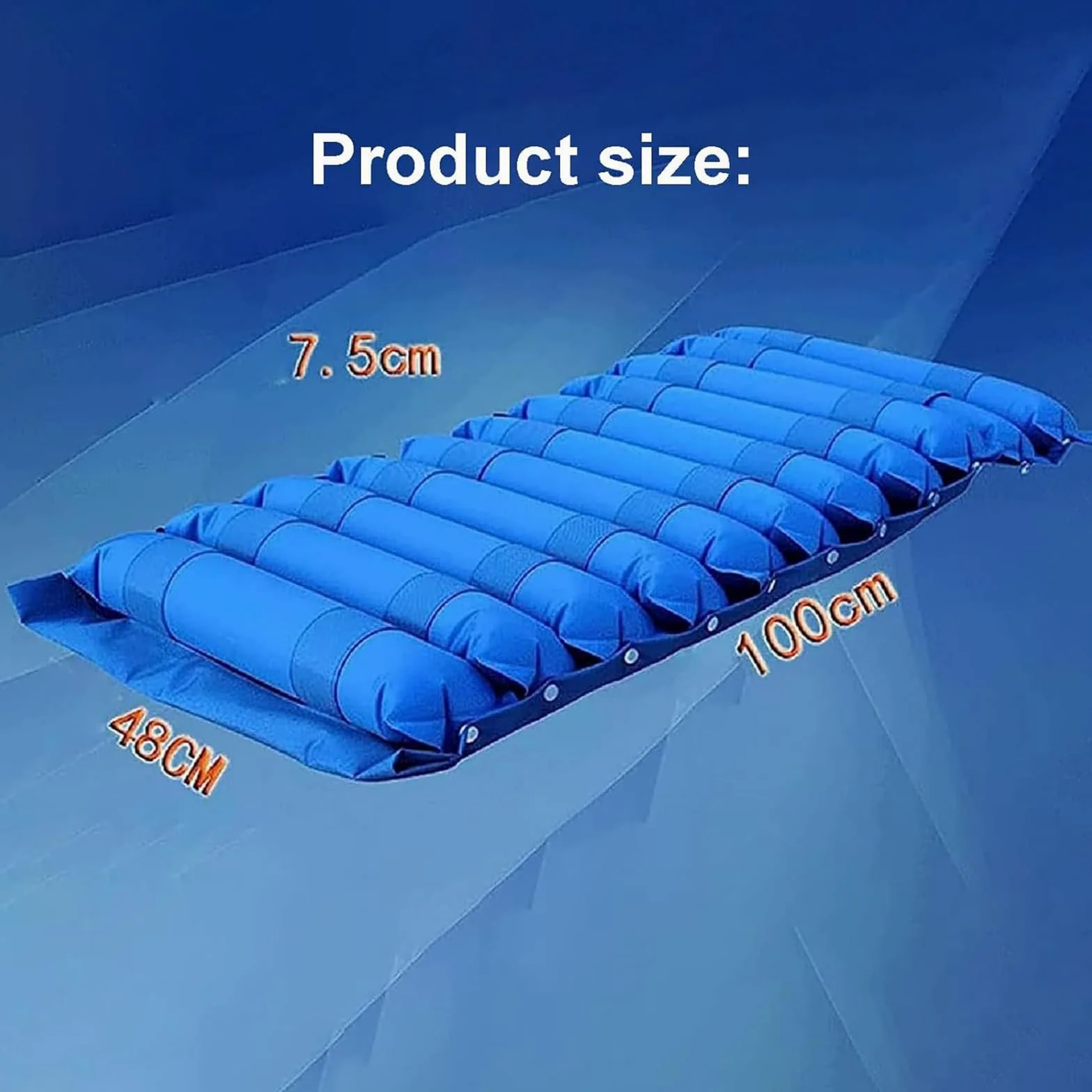 Cojín Inflable Para Silla De Ruedas, Colchón De Aire De Presión Alterna Con Bomba Eléctrica De Presión Variable Y 11 Bandas De Gas, Impermeable Y Ultrasilencioso, Para La Circulación Sanguínea.