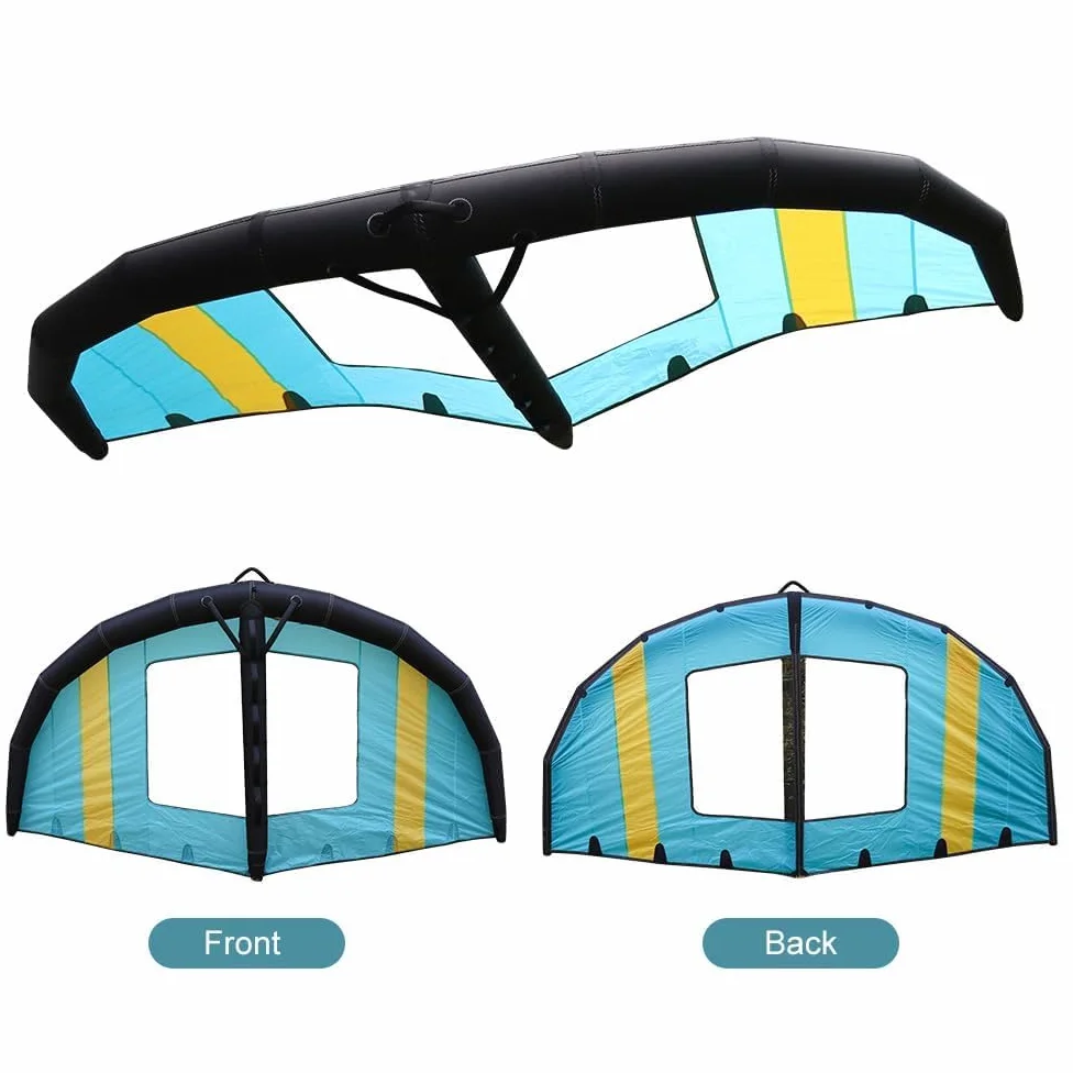 Tabla inflable de aluminio con vela de windsurf para adultos, tela Oxford duradera y PVC, ideal para deportes acuáticos y esquí de nieve surf