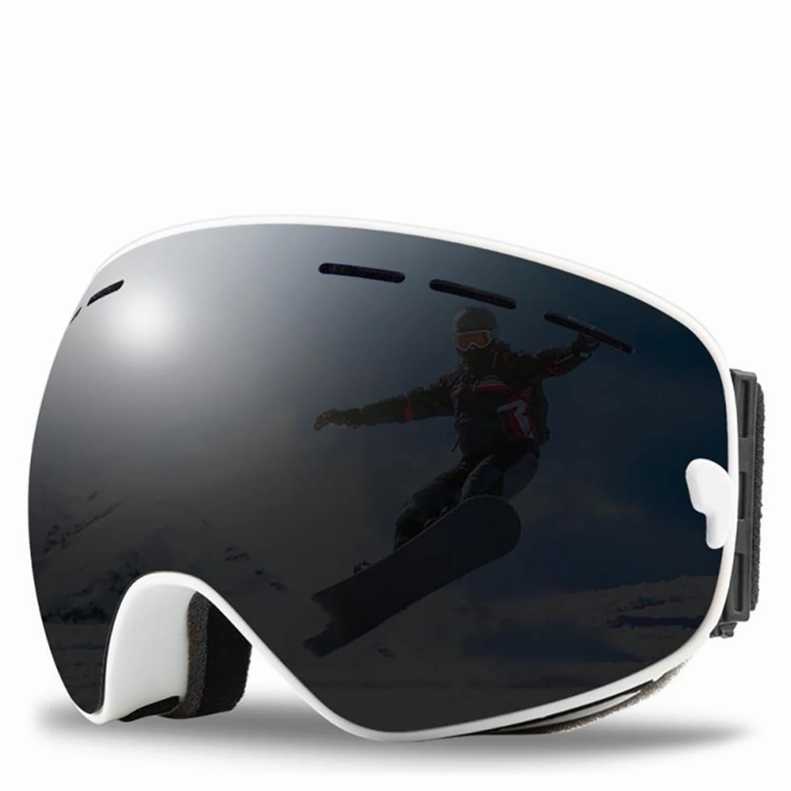 Gafas de esquí Gafas de montañismo Gafas de Viento y Arena Gafas de esquí para Adultos Gafas de esquí antiniebla Gafas duraderas para Exteriores (Color: 06) (8)