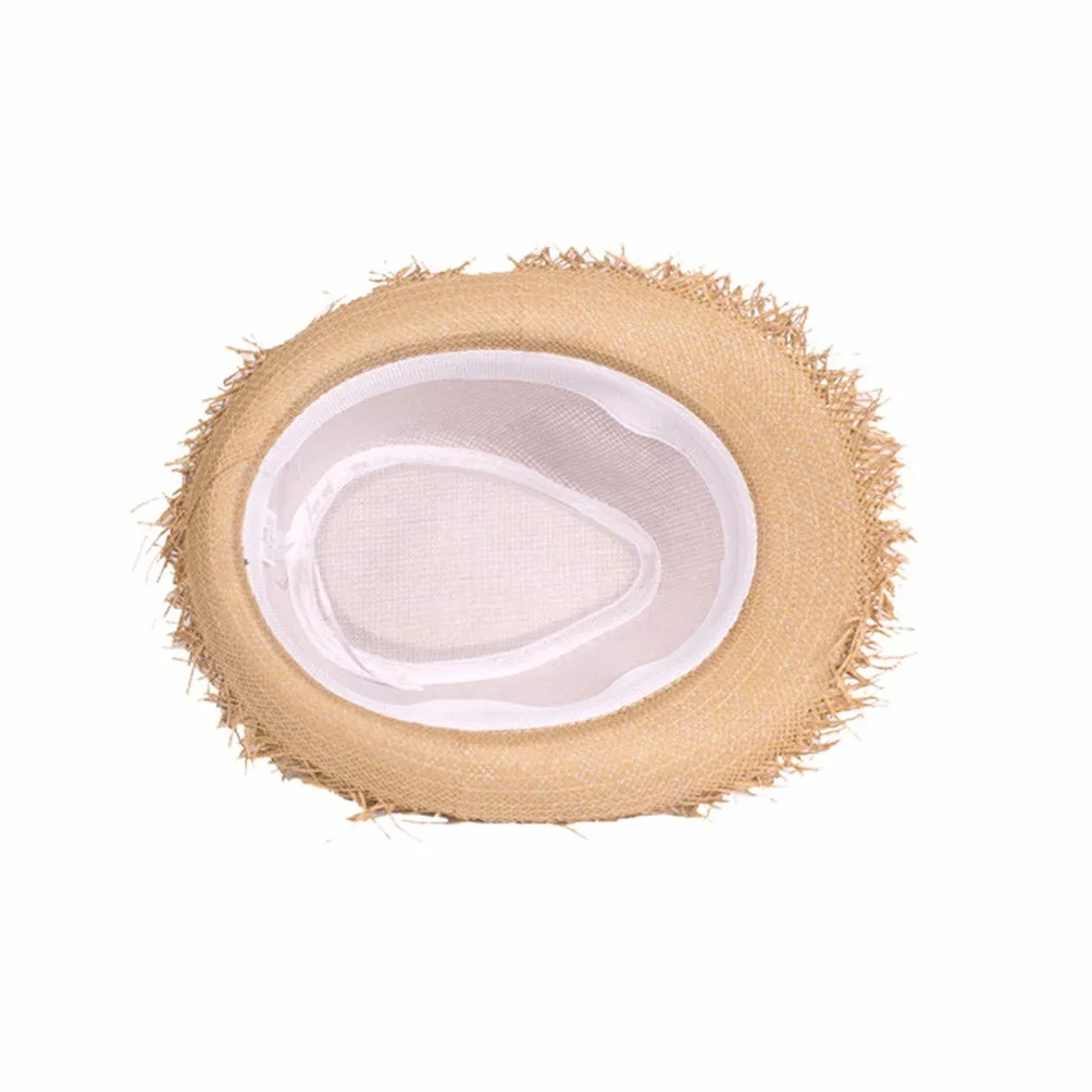 Sombrero de paja hawaiano trenzado para jardinero verano hombre mujer playa jardín fiestas