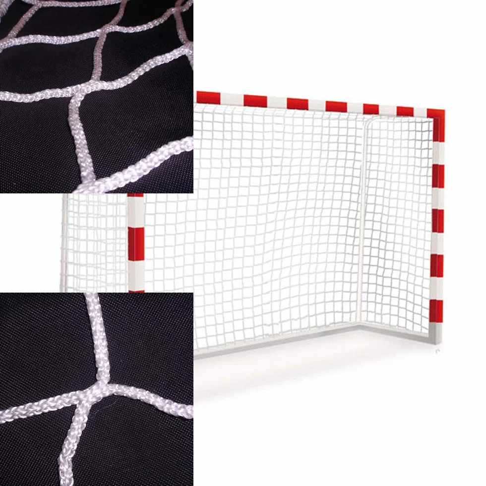 PAR DE Redes Balonmano FÚTBOL Sala Serie Entrenamiento 3 mm 2 Unidades