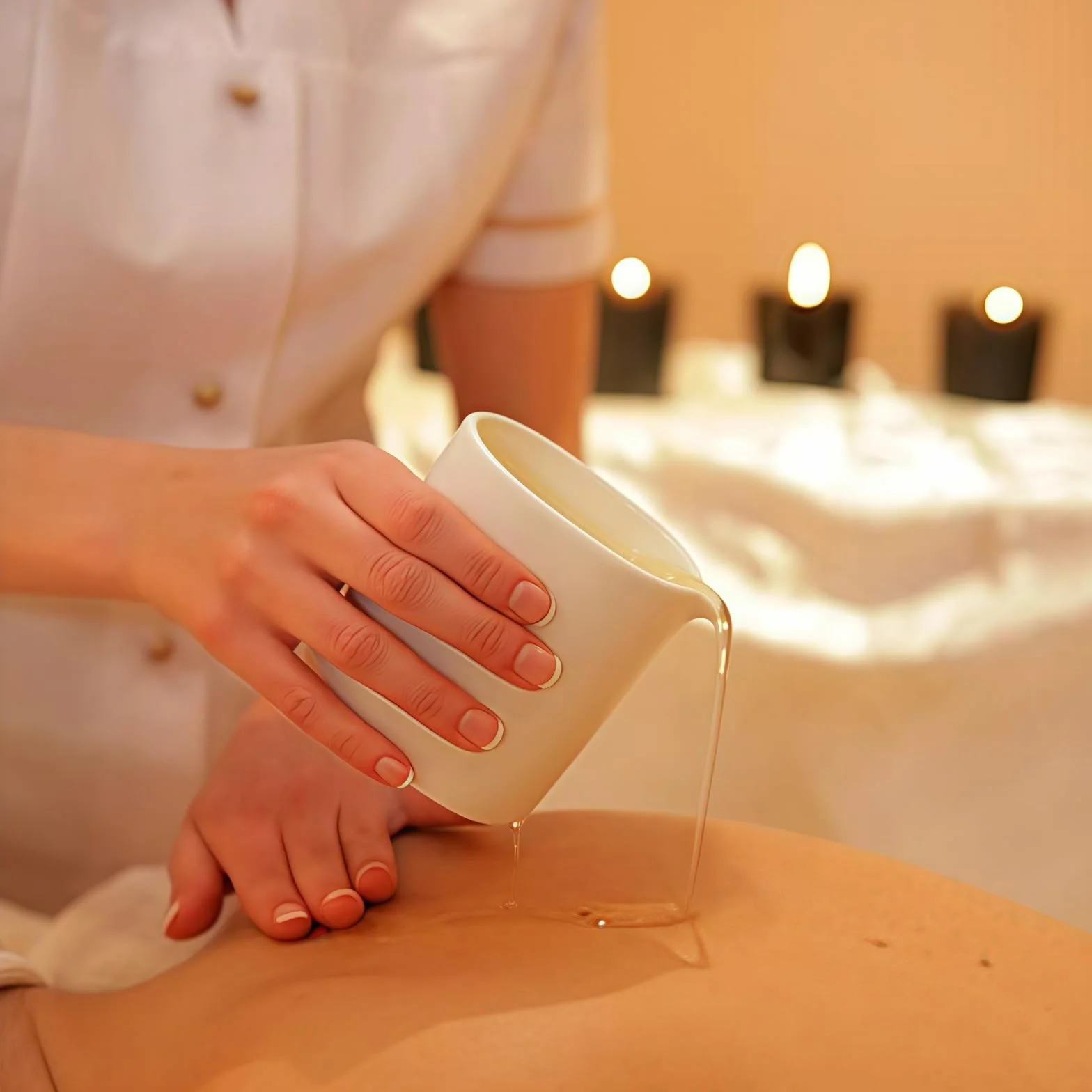 Velas de Masaje 230g Granada Hidratación Nutrición SPA en Casa