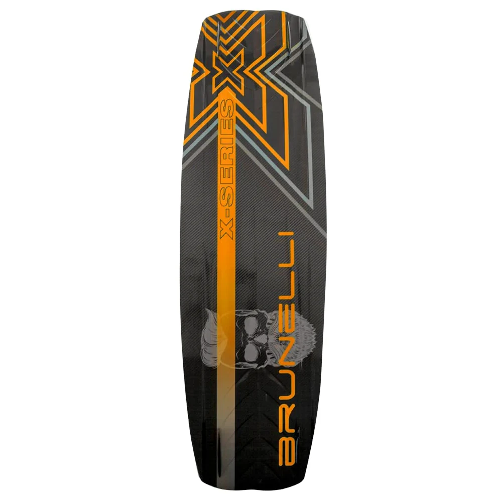 Brunelli Paquete de Wakeboard de carbono, 138 cm, encuadernación Wakeboard