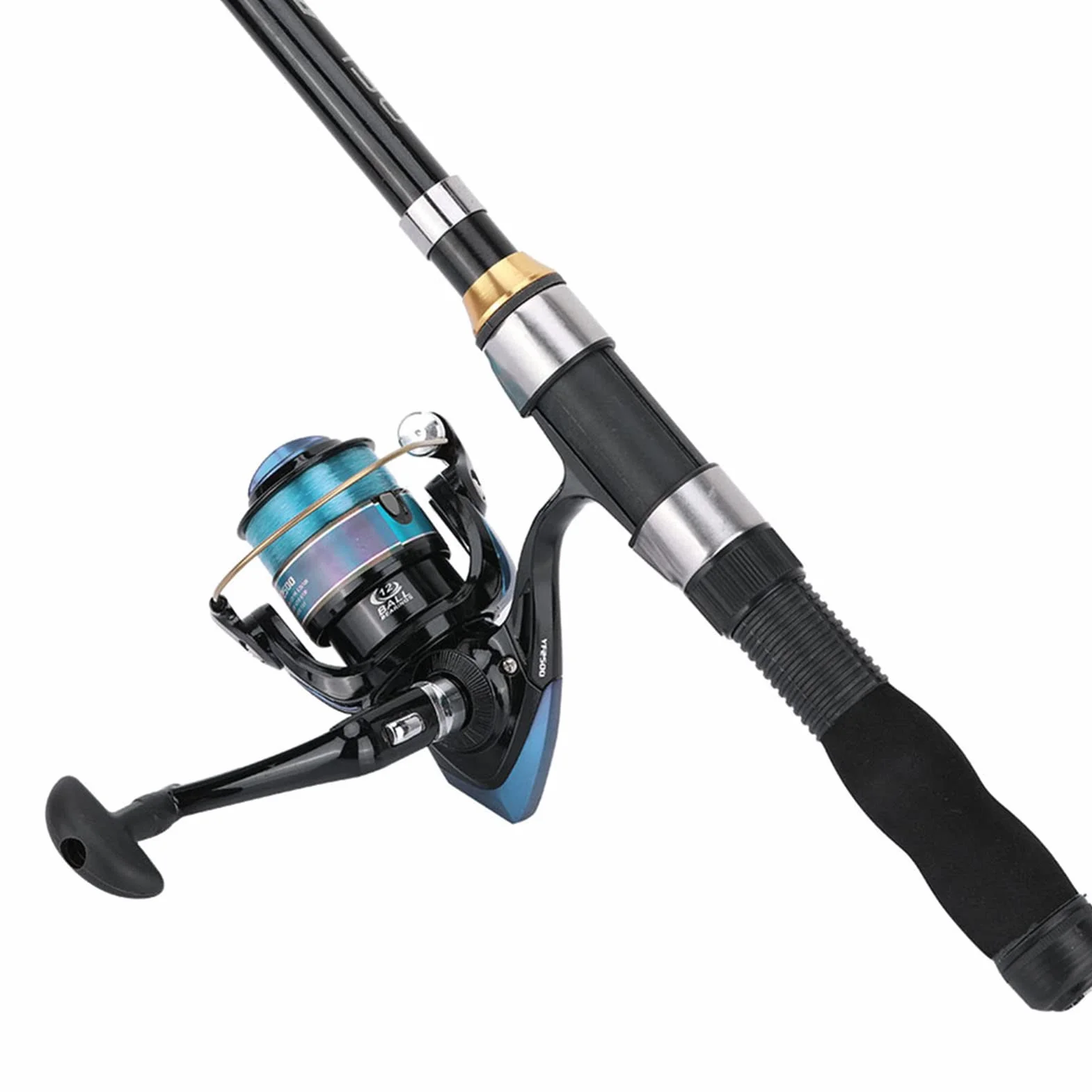 Caña de Pescar Portátil para Hielo y Mar, Diseño Compacto, Mini Herramienta de Pesca, Modelo 28049-100