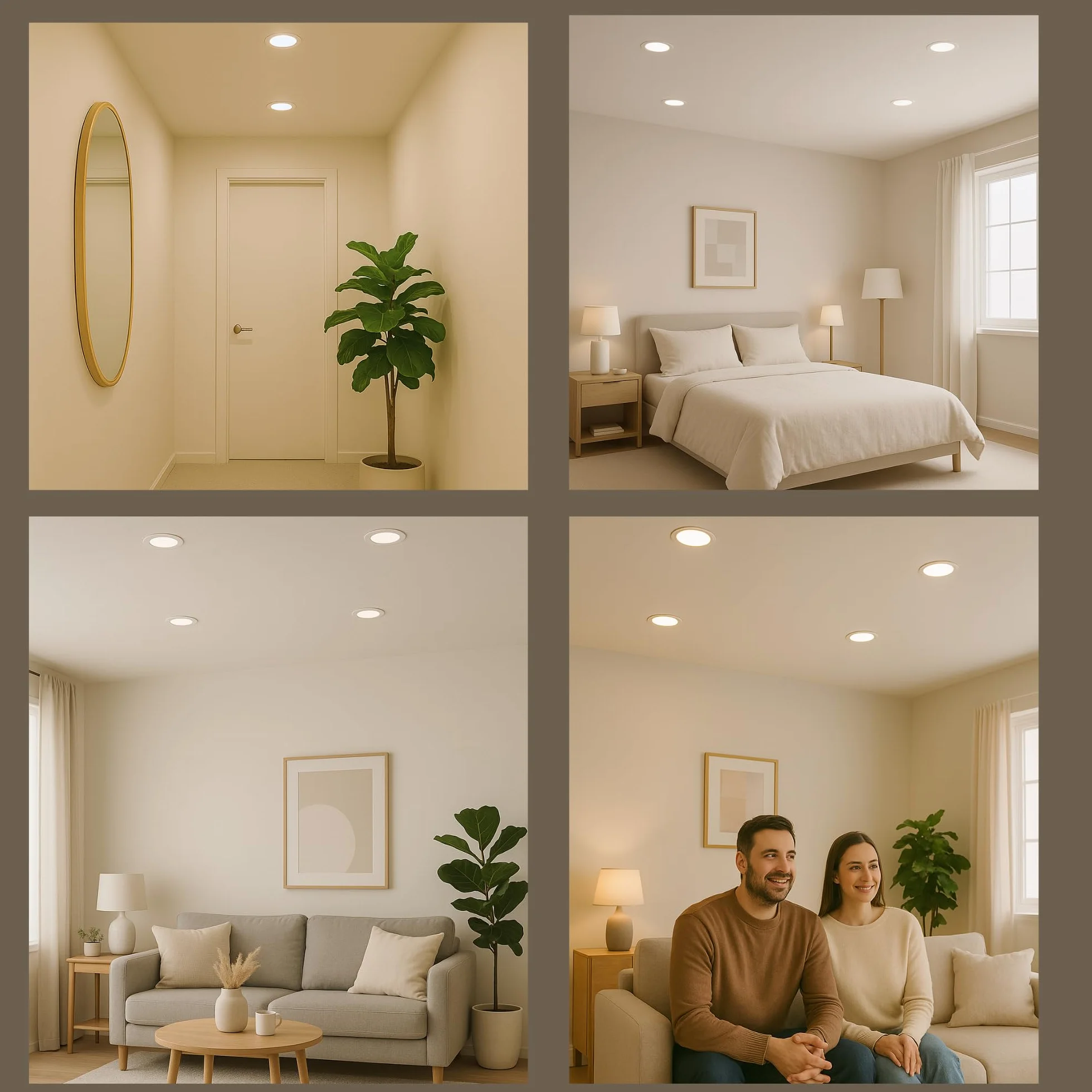 Jandei Downlight LED Panel Extraplano Redondo 9W 6000K Blanco Frío Interior Oficina