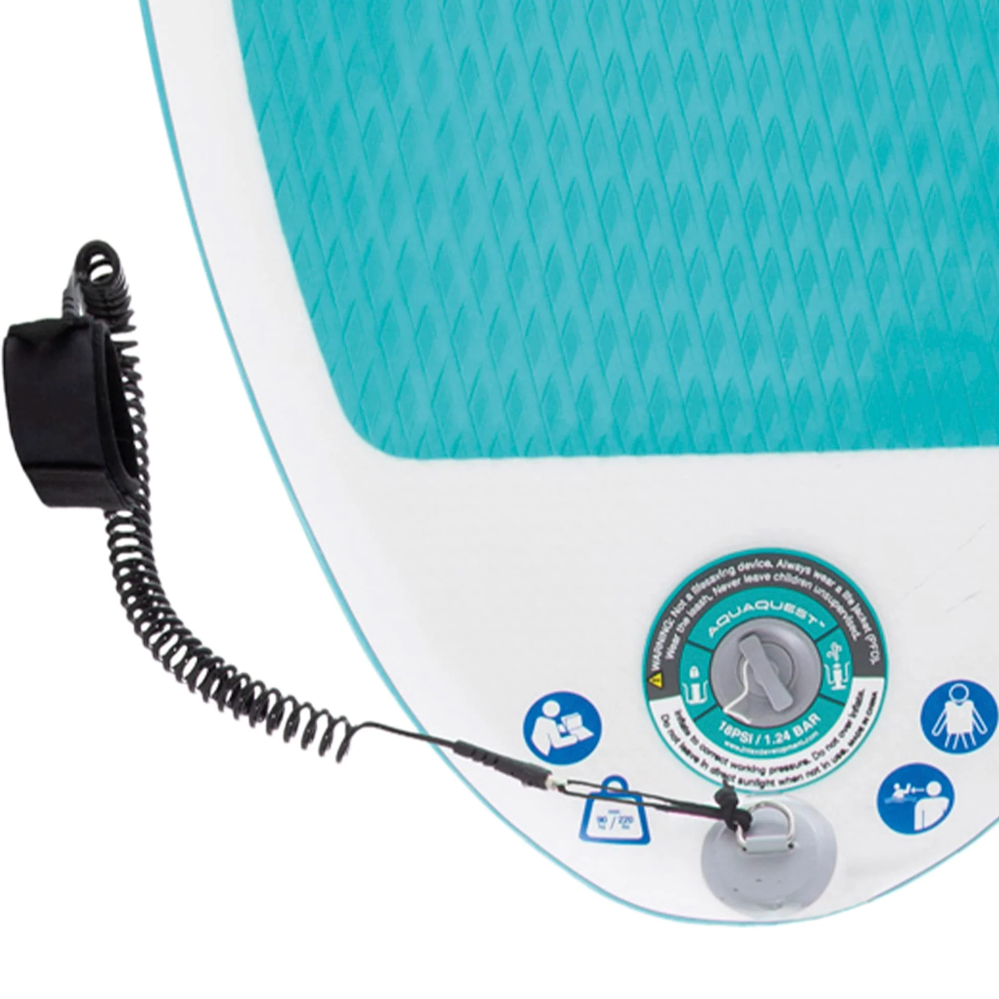 INTEX 68241 - Tabla Paddle Surf Hinchable para niños, Almohadilla Antideslizante, Medidas 244x76x13cm, Incluye Bomba de hinchado c/manómetro, 3 quillas extraíbles, 1 Remo con Mango de Aluminio