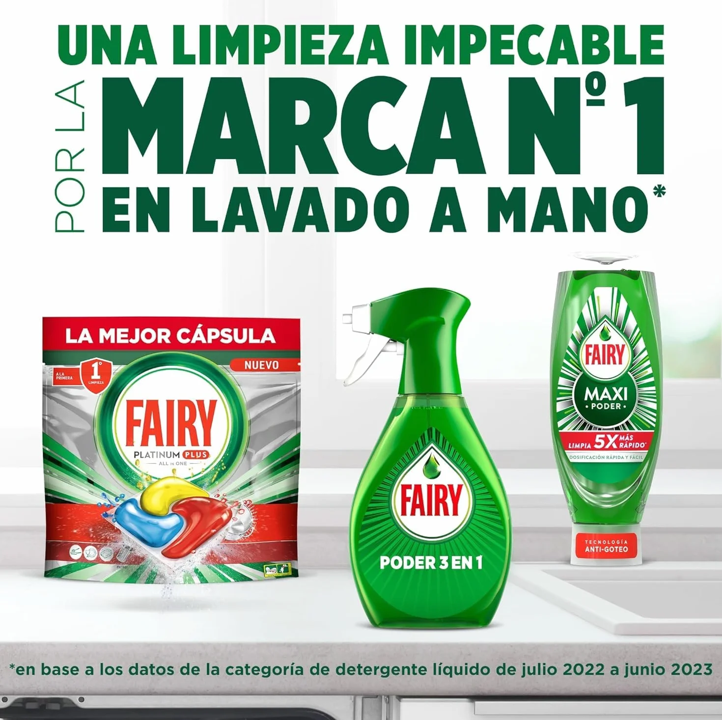 Fairy Ultra Poder Original Líquido Lavavajillas 900ML Antigrasa
