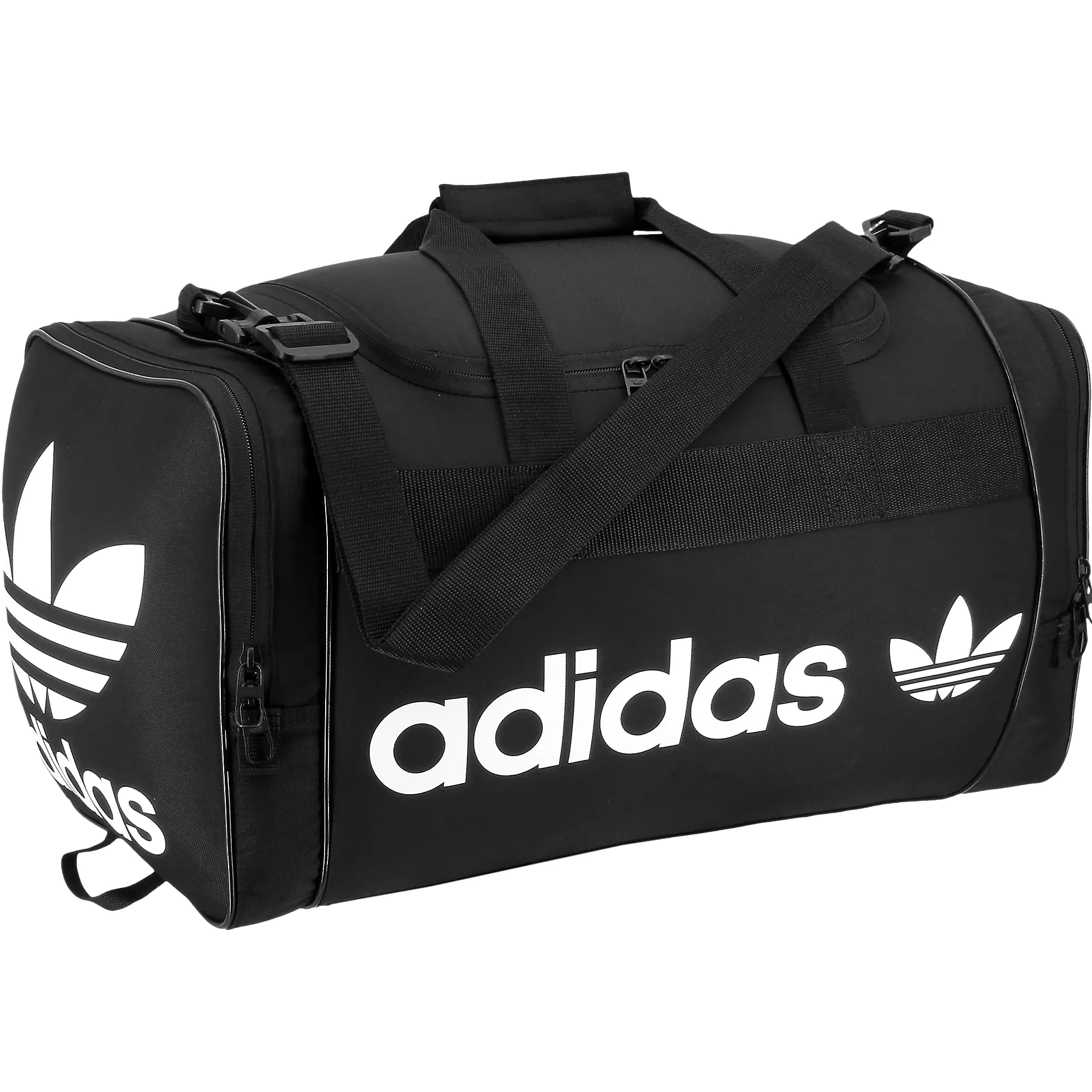 adidas Originals Santiago - Bolsa de Lona Santiago, Color Negro y