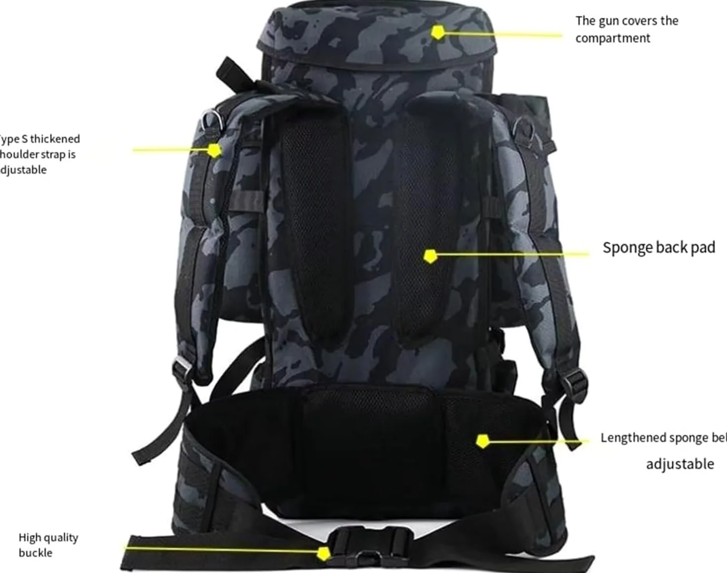 Genérico Bolsa De Armas, Fundas para Escopetas De Caza, Estuche para Rifle Táctico para Arma, Estuche para Escopeta Airsoft, Estuche para Armas para Armas Airsoft Transportar Rifles Individuales