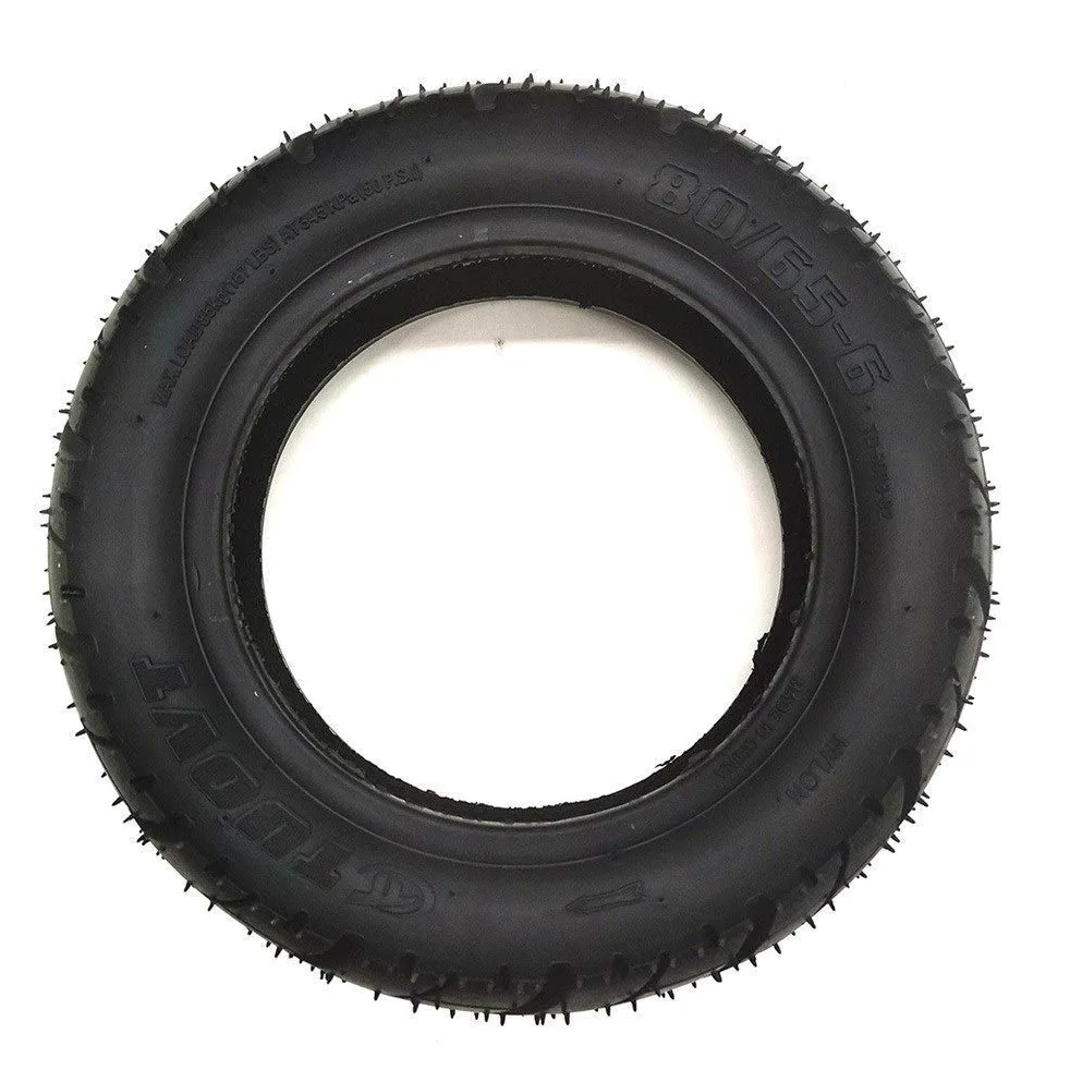Neumáticos macizos Neumático sin cámara for patinete eléctrico de 10 pulgadas 80/65-6 dorado