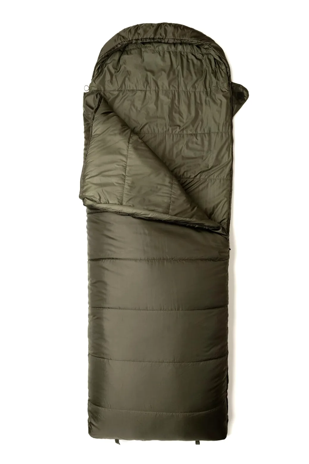 Snugpak Nautilus WGTE - Saco de dormir para todas las estaciones, convertible en edredón, aislamiento isofibre, capucha elástica con cordón, doble cremallera, saco de dormir cálido para camping,