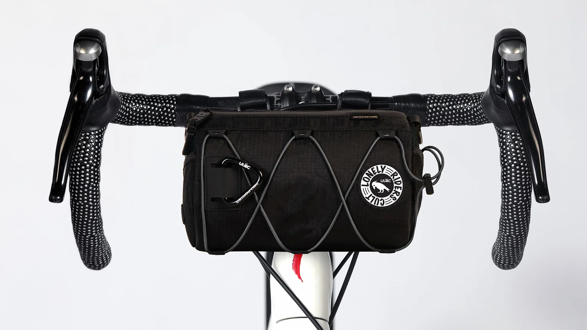 ULAC Bolsa Manillar Bicicleta Grande con Bandolera Bolsa Bici Impermeable Nylon 3,8L 24x14x14 cm Accesorios para Bicicleta MTB E-Bikes Complementos Cesta Porta Herramientas y Móvil
