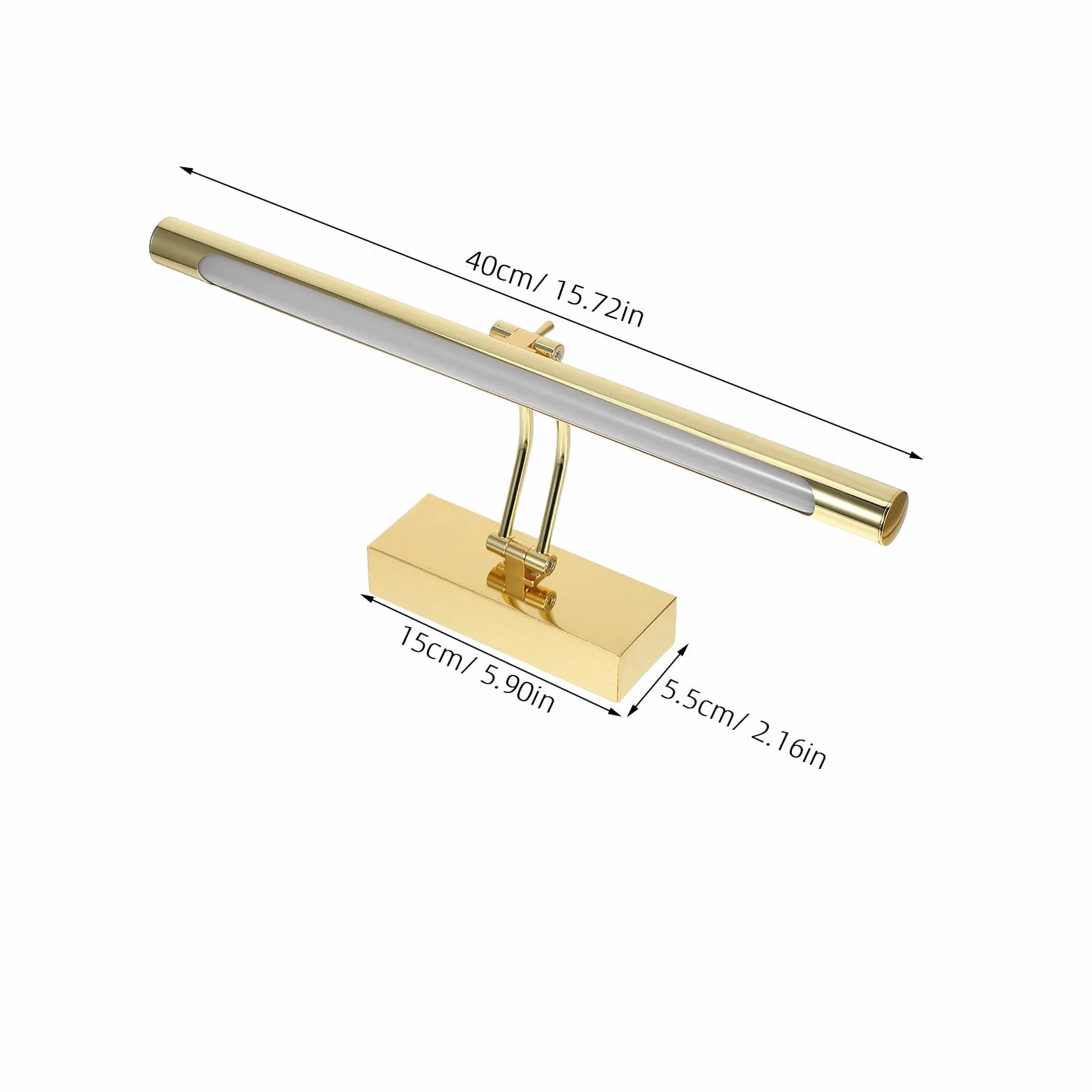 DOITOOL Lámpara De Pared Led Para Espejo De Baño 15.74 Pulgadas Luz Moderna Para Tocador