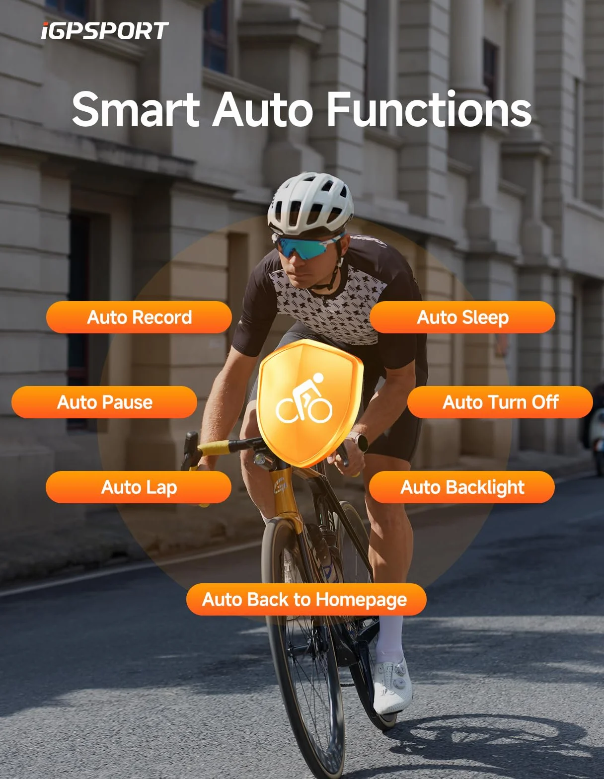 iGPSPORT BSC100S GPS Ciclocomputador Pantalla 2,6 Pulgadas 40 Horas Autonomía Ant+ BLE 5.0 Impermeable IPX7