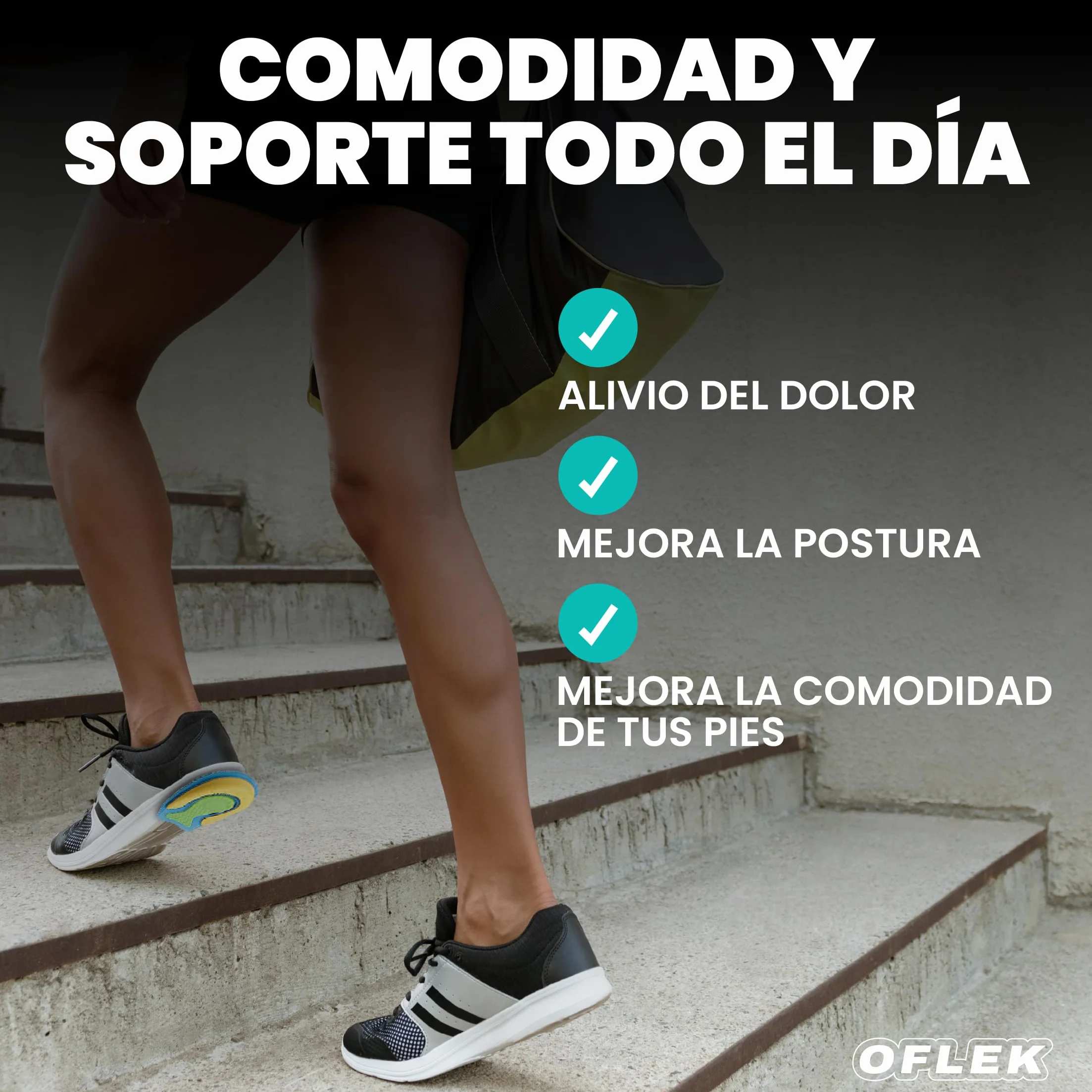 OFLEK® Fascitis Plantar Taloneras Silicona Almohadilla Trasera Protector Tacones Soporte Antideslizante Alivio Dolor Pie