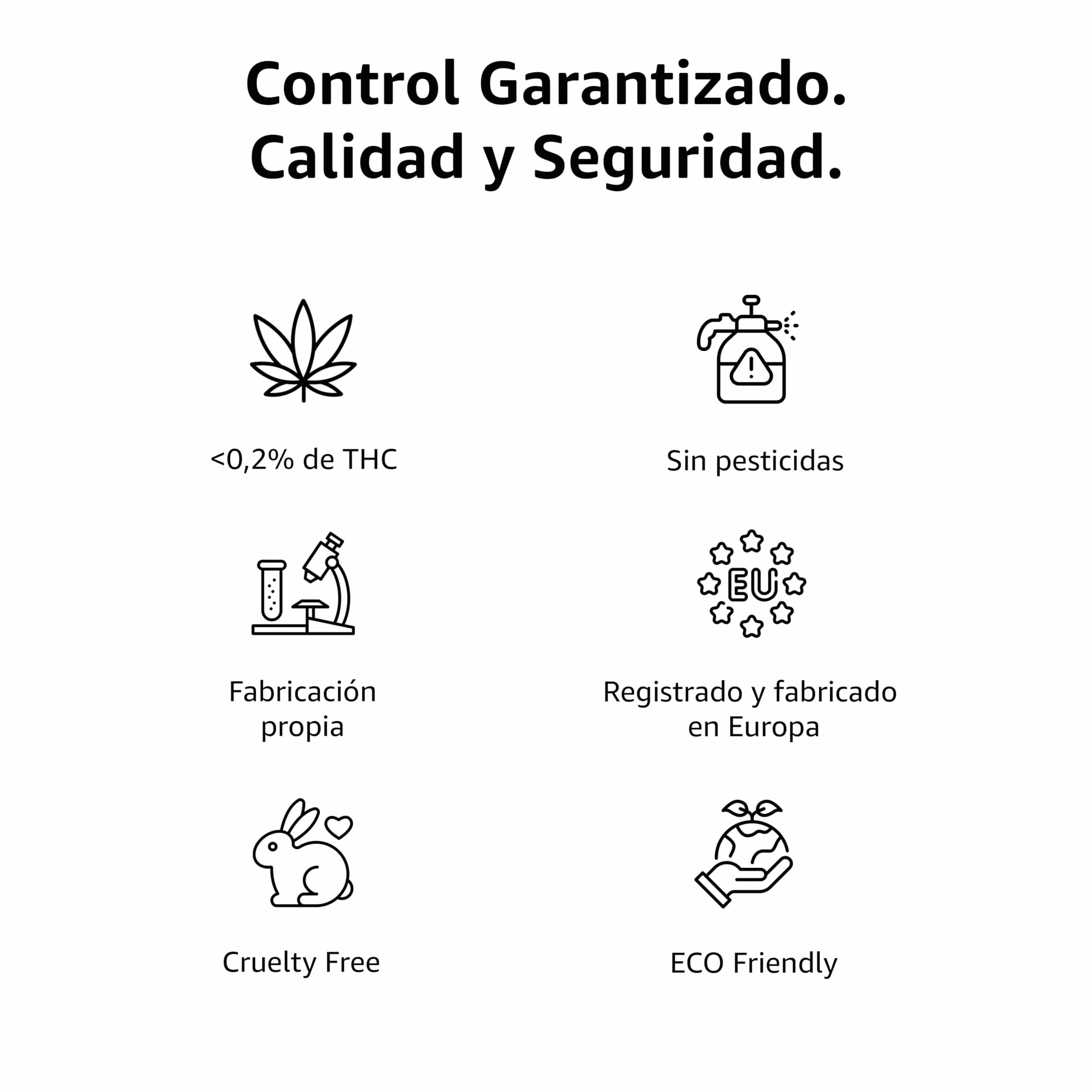 Aceite de Semilla de Cáñamo Ecológico 40% 50 ml Prensado en Frío 100% Vegetal
