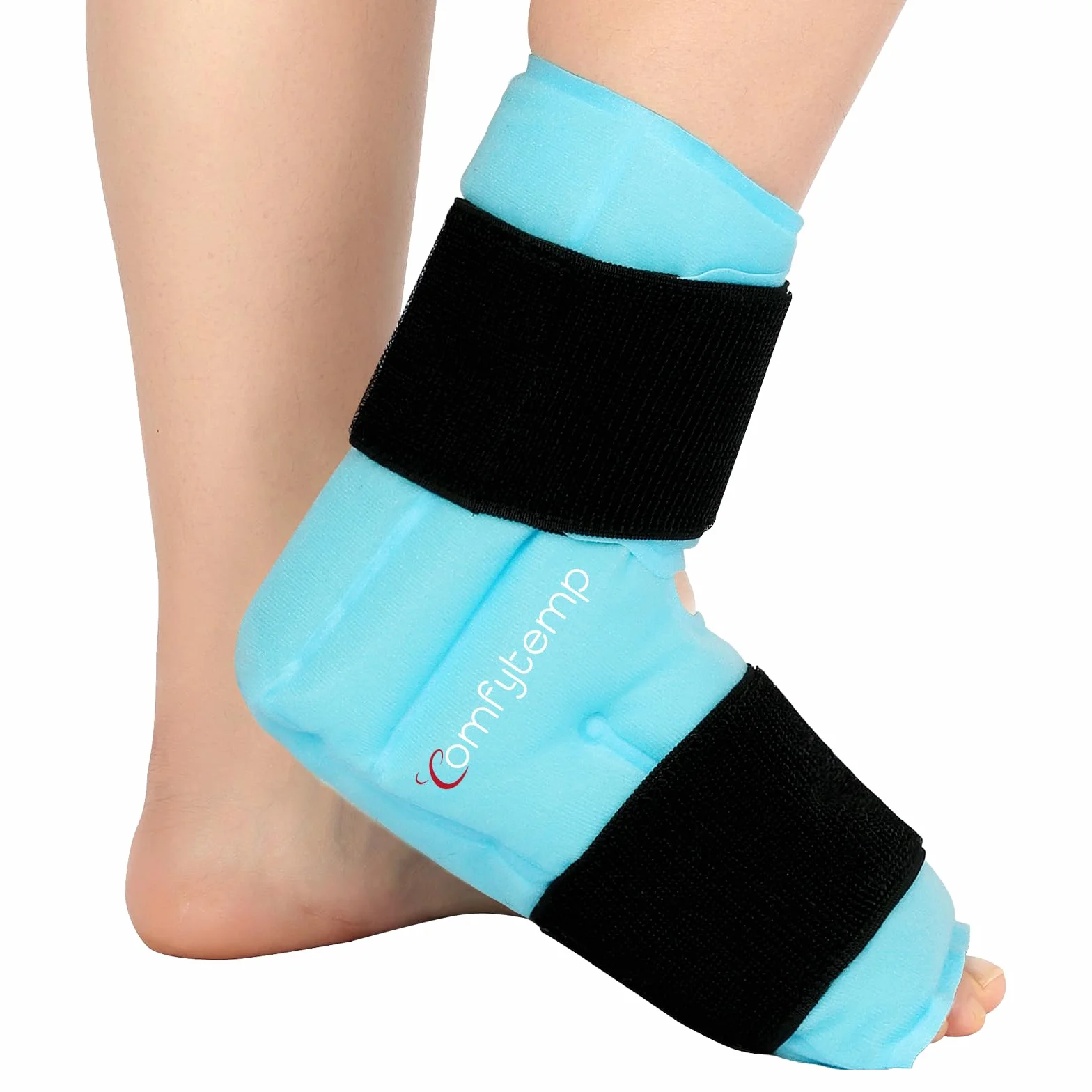Comfytemp Bolsa de Hielo para Tobillo y Pie, Terapia de Frío y Calor para Alivio del Dolor, 1 Unidad