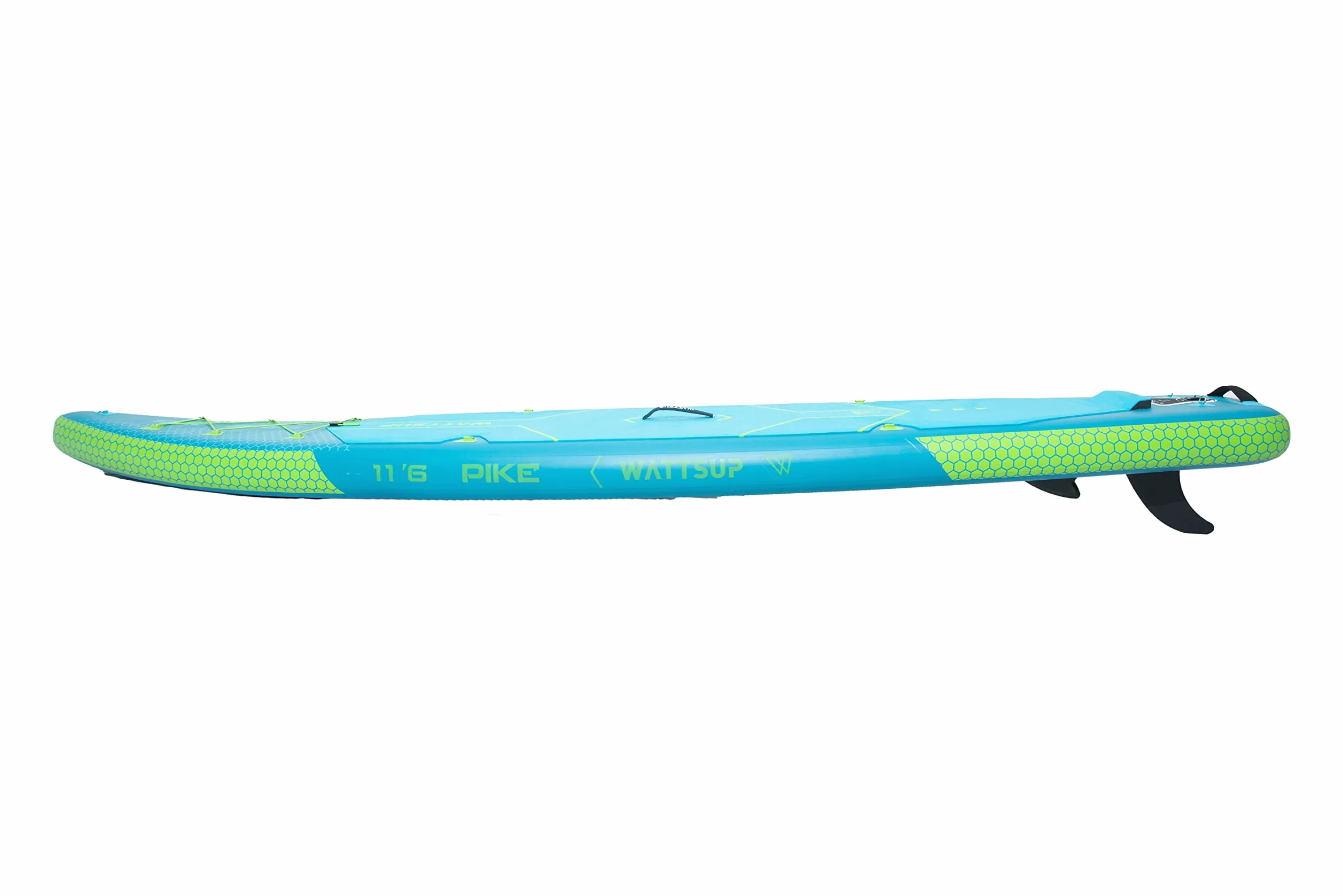 Wattsup - PB -WPIK116K - Wattsup Pike 11'6 (Combo de Kayak) - Espesor 15 cm - Drop - Puntada - rígido y Robusto - 150 kg