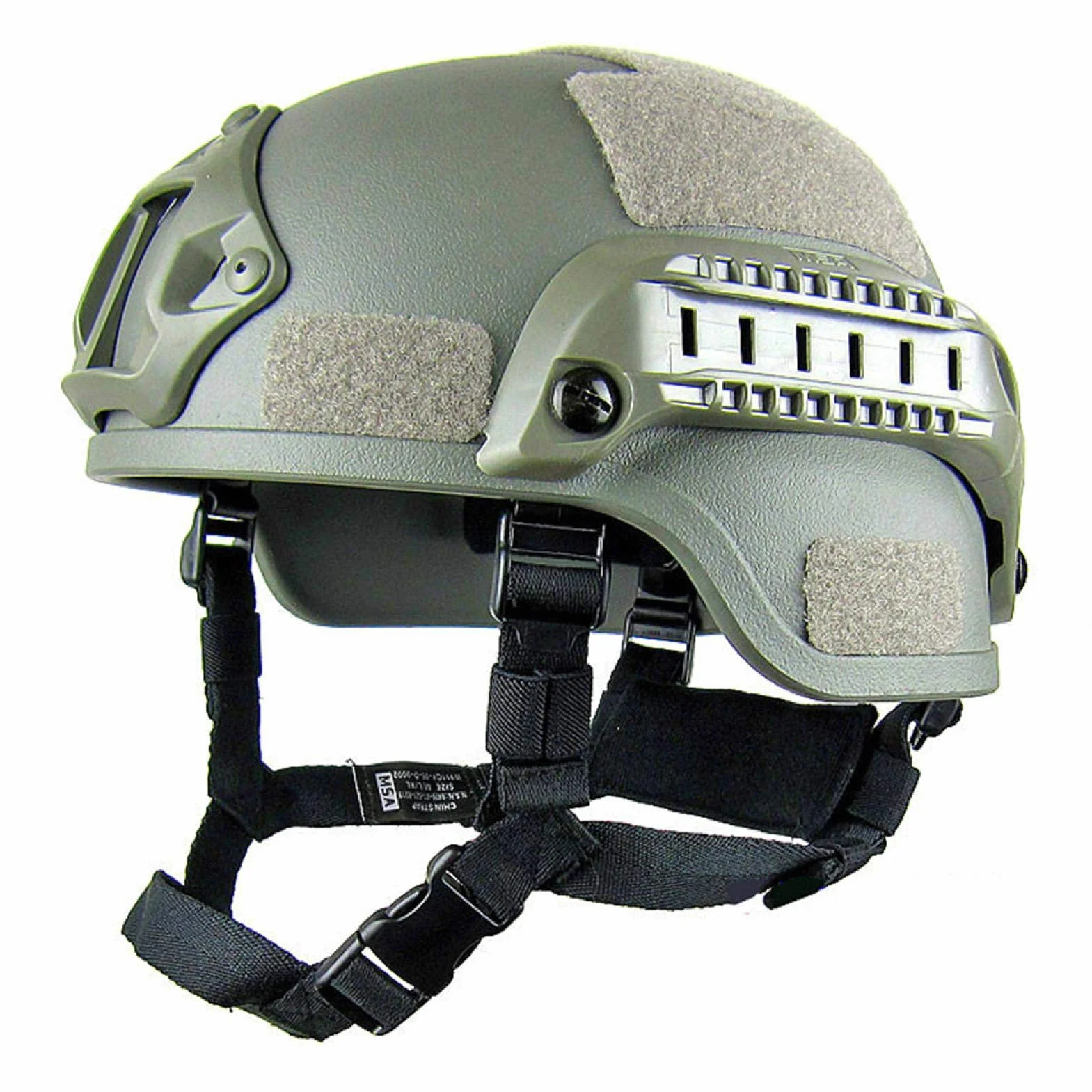 Casco de protección Airsoft, casco táctico militar versión MICH 2001 | Protección de cabeza unisex Airsoft Gear Paintball con soporte NVG y guías laterales para juegos CS al aire libre