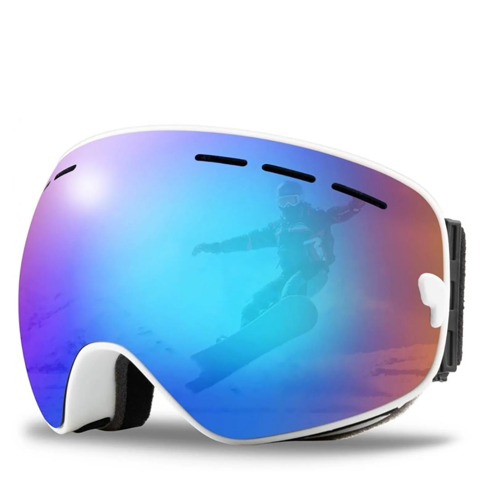 Gafas de esquí Gafas de montañismo Gafas de Viento y Arena Gafas de esquí para Adultos Gafas de esquí antiniebla Gafas duraderas para Exteriores (Color: 06) (8)