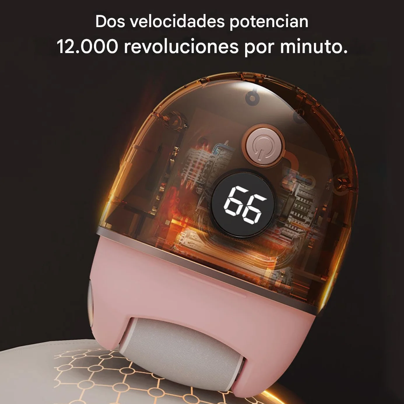 Eliminador Eléctrico de Callosidades Recargable con 3 Cabezales para Pies