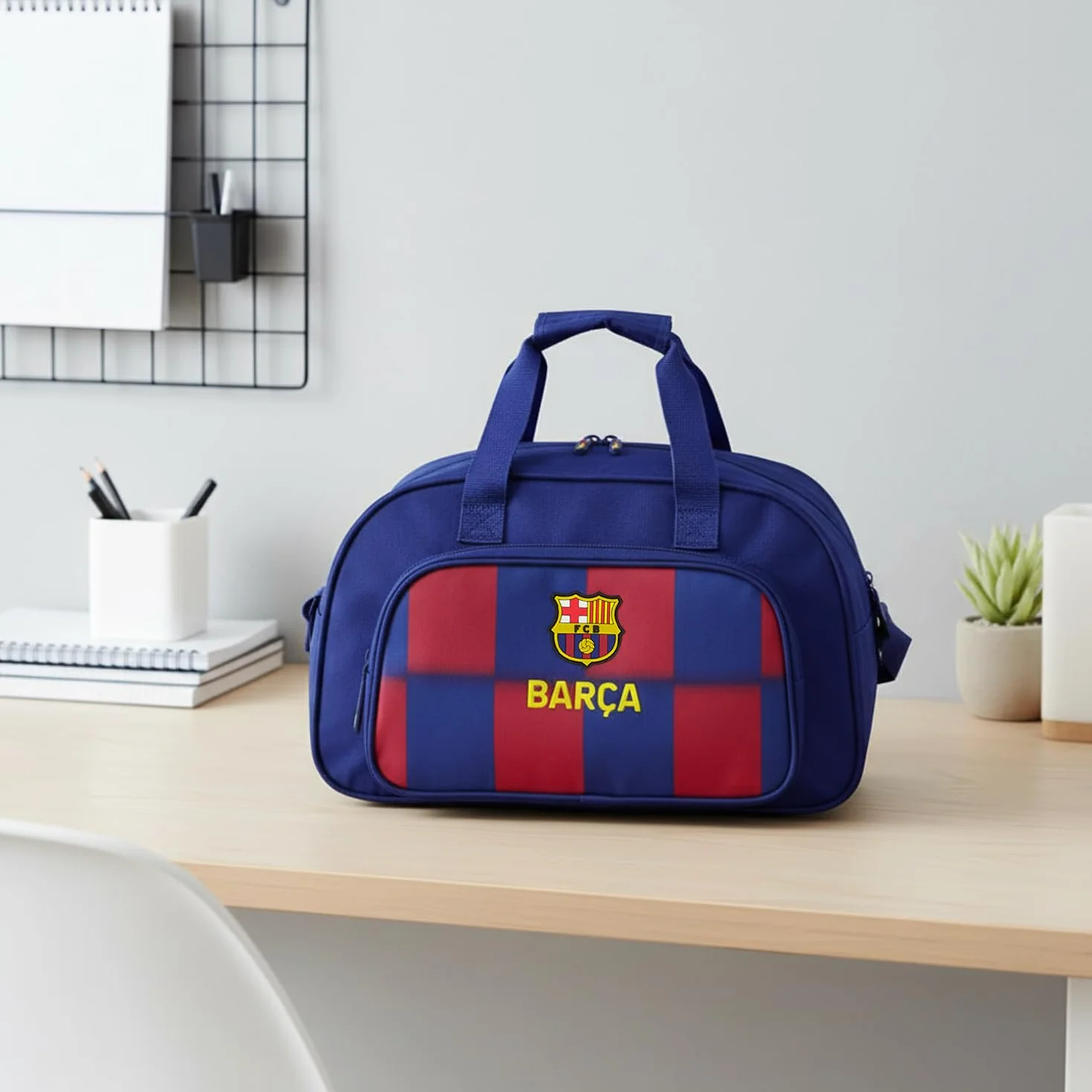 Mochila FC Barcelona unisex asas ajustables, ligera y cómoda, ideal para escuela y actividades diarias, mochila barça