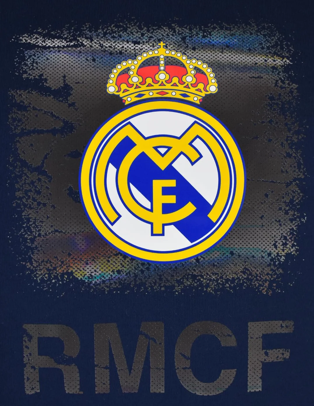 Sudadera Navy - Real Madrid CF Metallic Logo - Official Licensed Product