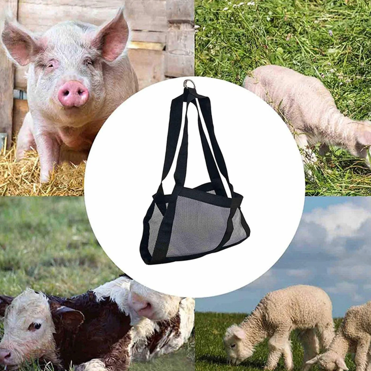 Báscula de ternera para pesar animales, colgante, cómoda para terneros, cerdos, cabras, bebés