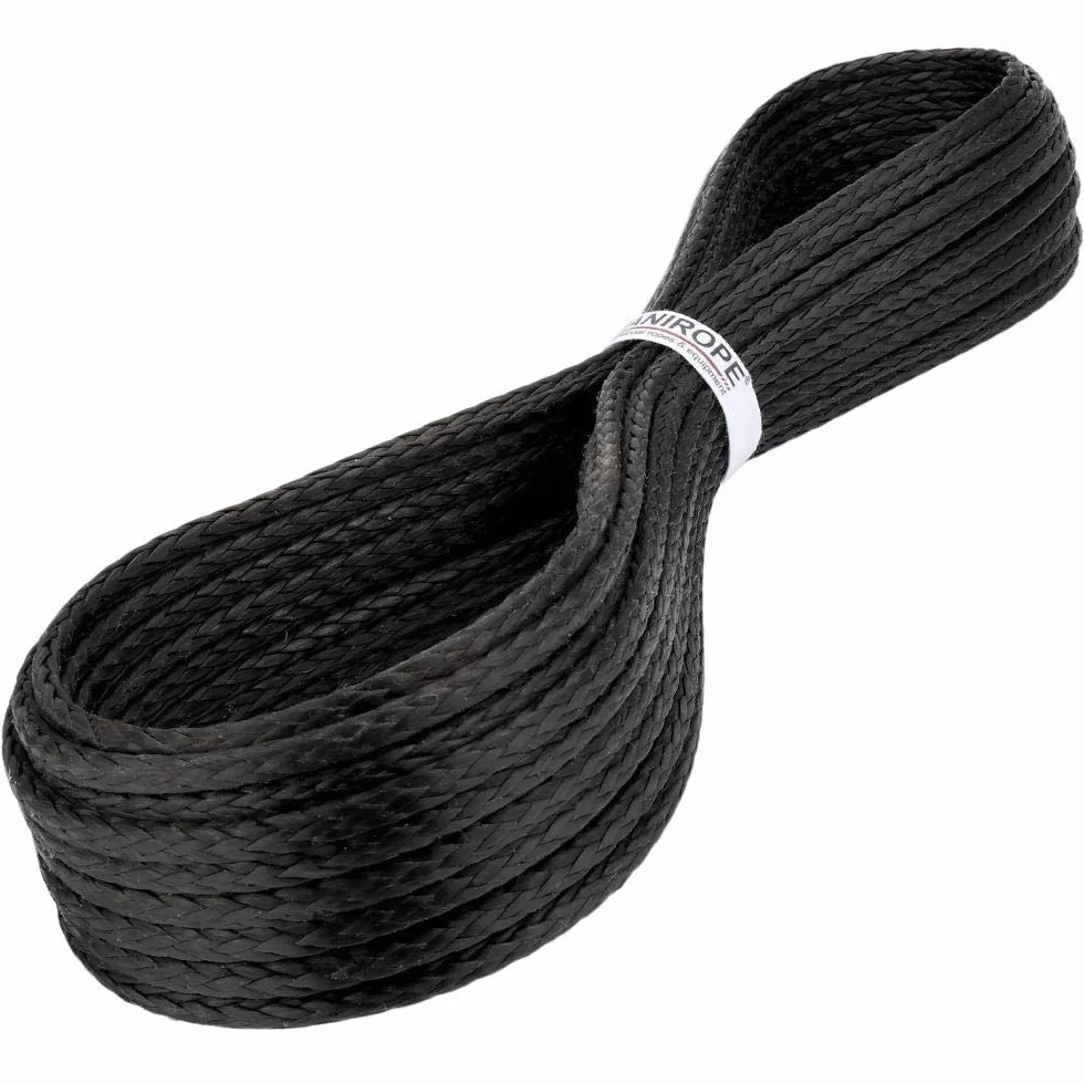 Cuerda de Dyneema 4 mm 10 M Trenzado Negro