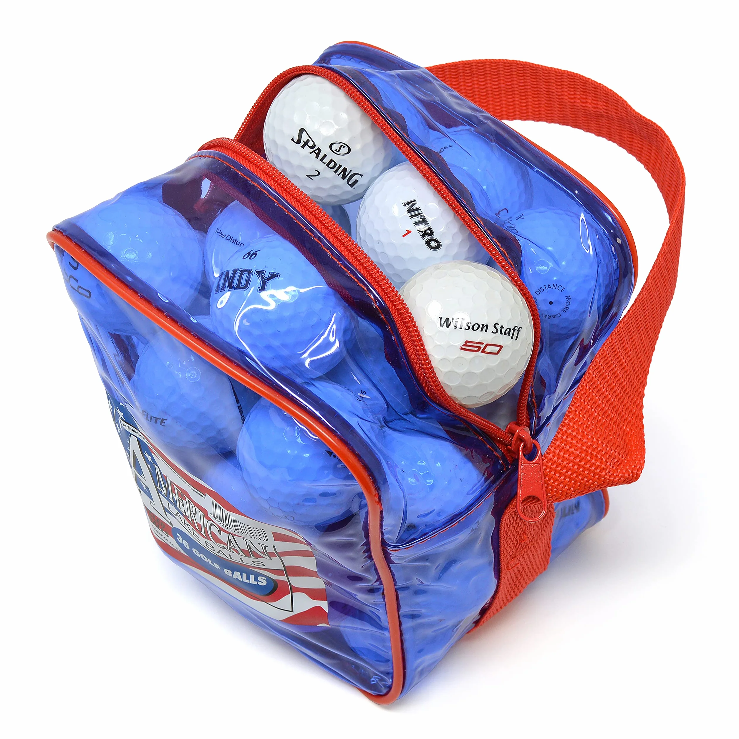 Second Chance 36 Pelotas de Golf con Bolsa de Almacenamiento