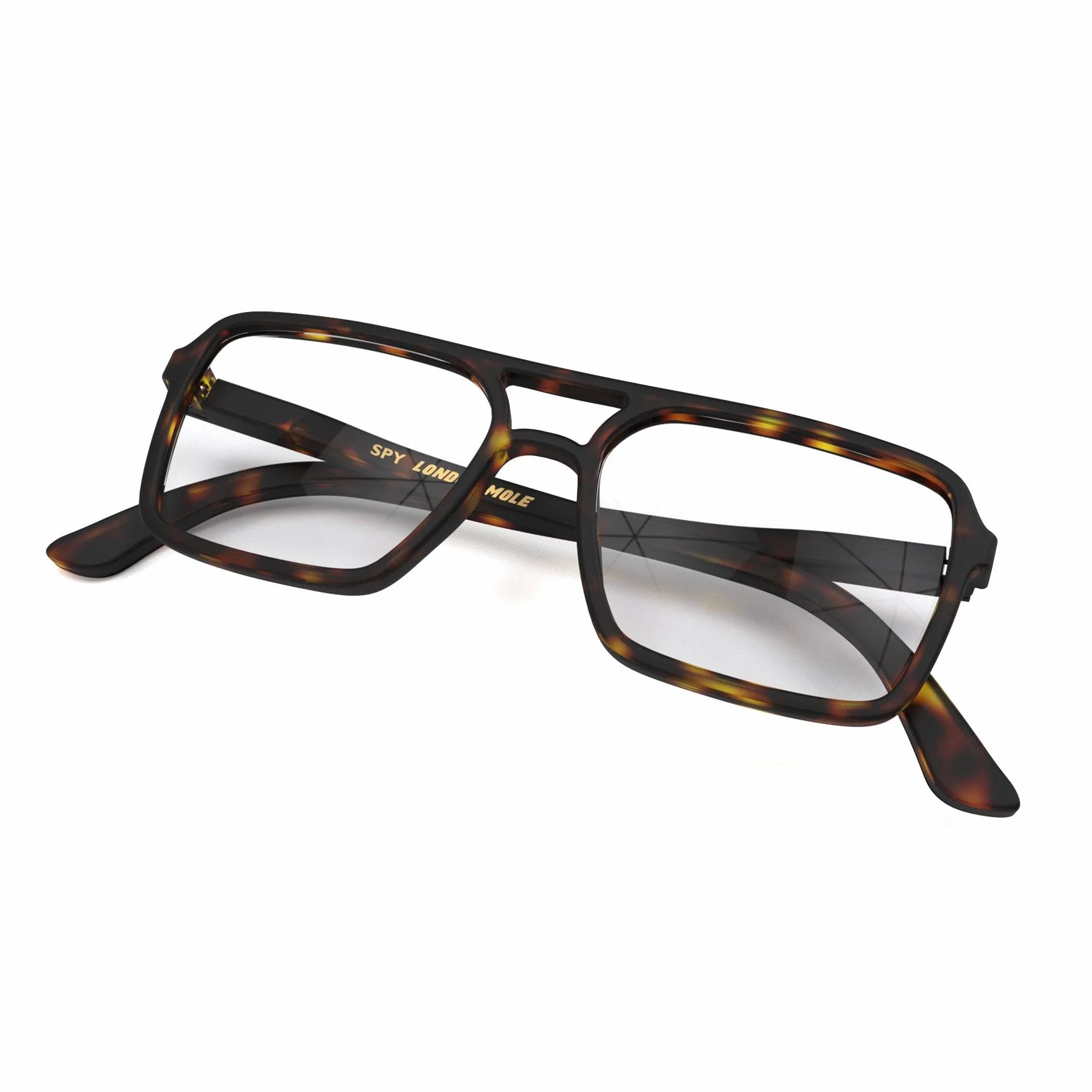 LONDON MOLE® Gafas de lectura cuadradas Unisex con bisagras de primavera