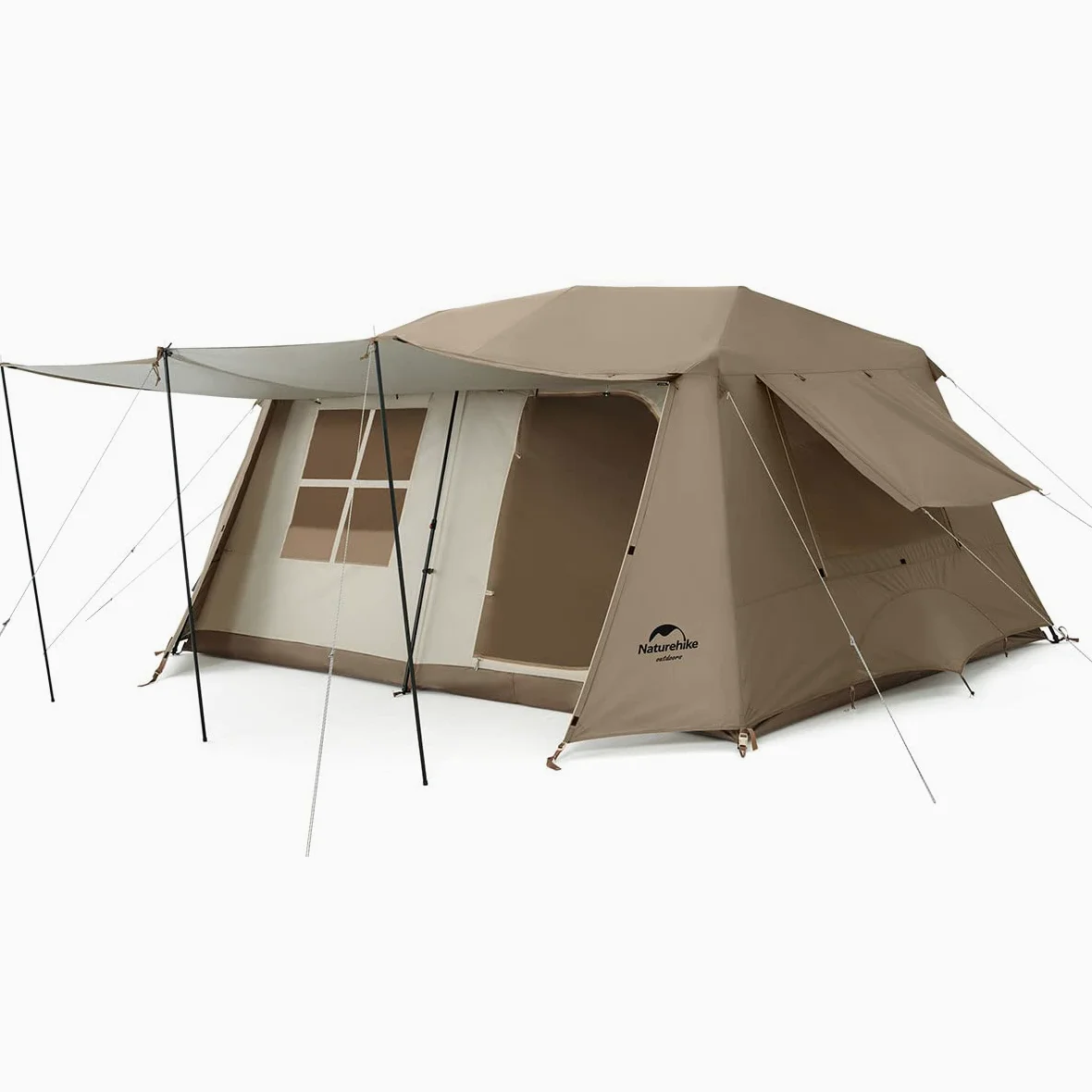 Naturehike Tienda de Campaña 4-6 Personas 13㎡ con Lona de Tienda Tienda de Campaña Familiar Tienda Pop Up para 4-6 Personas Tienda Cabina