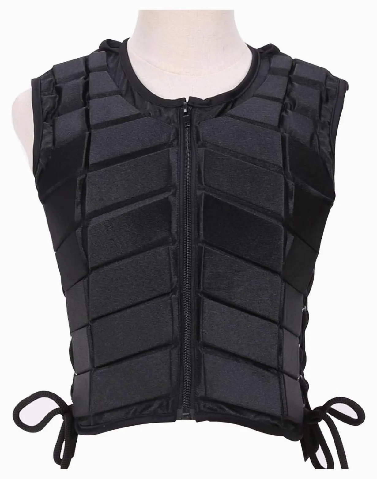 Ecuestres chaqueta protectora chaleco， Chaleco de equitación for eventos deportivos, chaleco de seguridad acolchado deportivo con amortiguación y protección corporal unisex for montar a caballo