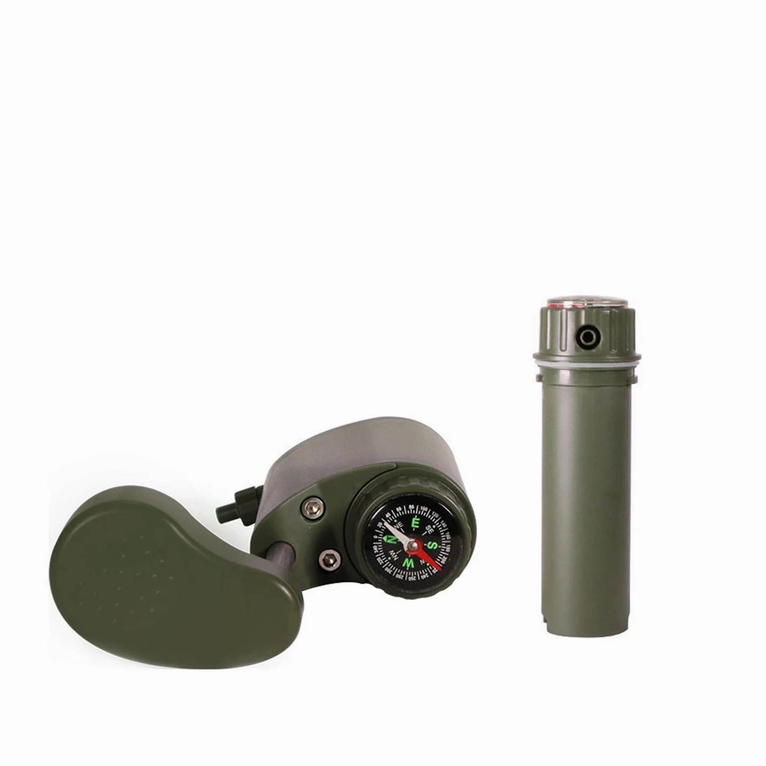 Filtro de agua de bolsillo, filtro de agua portátil bomba de mano de 6 | etapas, filtro de bomba de mano para mochila, purificador de agua ligero de 0,01 μm, filtro portátil, purificador de agua de