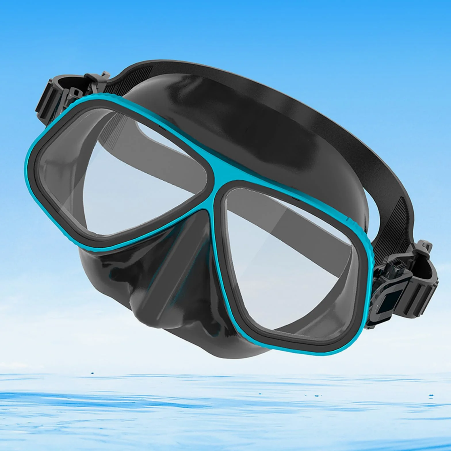 Diadema ajustable con revestimiento protector para gafas, cómodo sellado, para adultos, jóvenes, entrenamiento, buceo