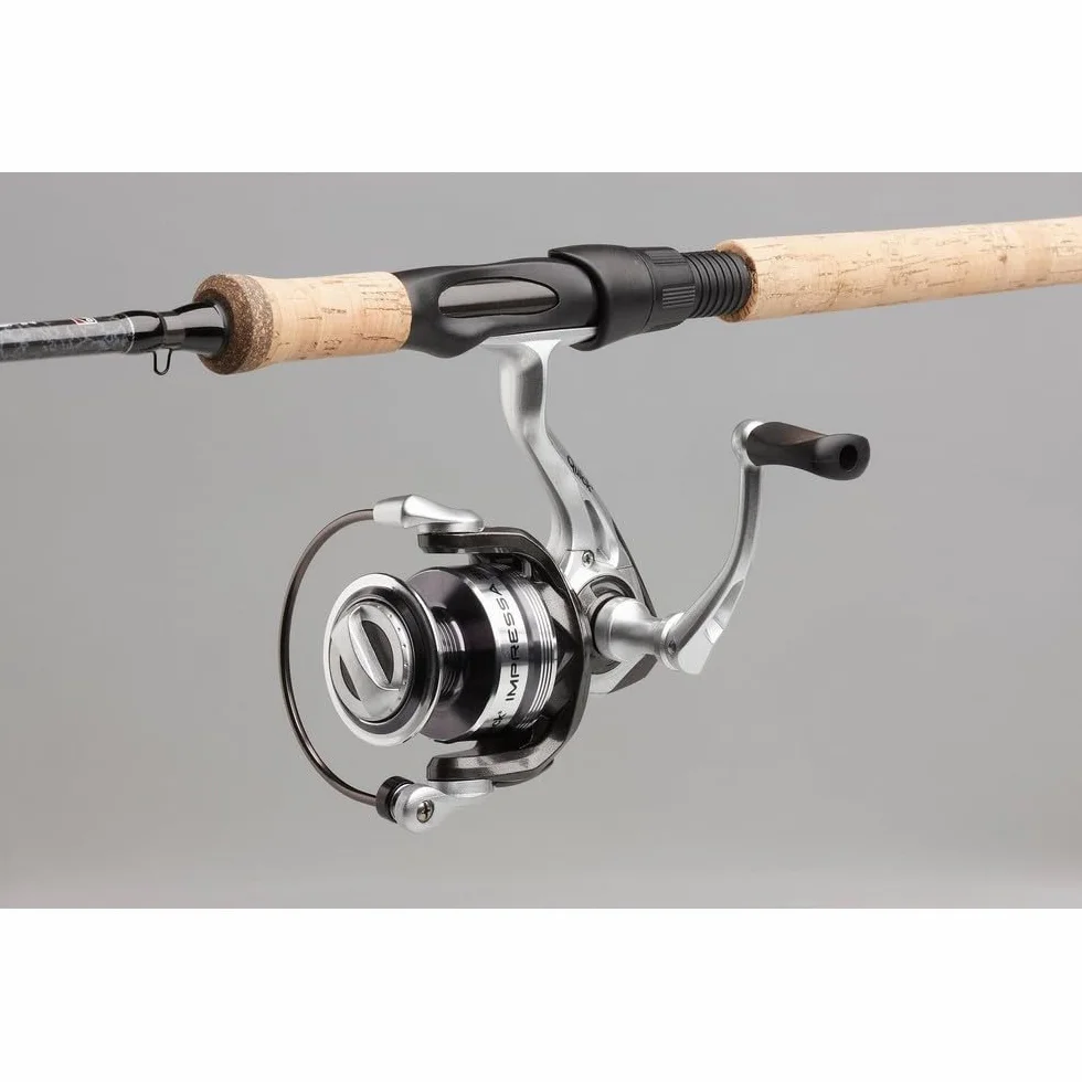 DAM Impressa Classic Spinning Combo, Freshwater Angler Fishing Rod & Reel Pike Perch & Zander, Strong Leightweight & Versatile, Black, 1.80m - 2.7m Moderate Fast Rod, 1000-3000 Size Reel