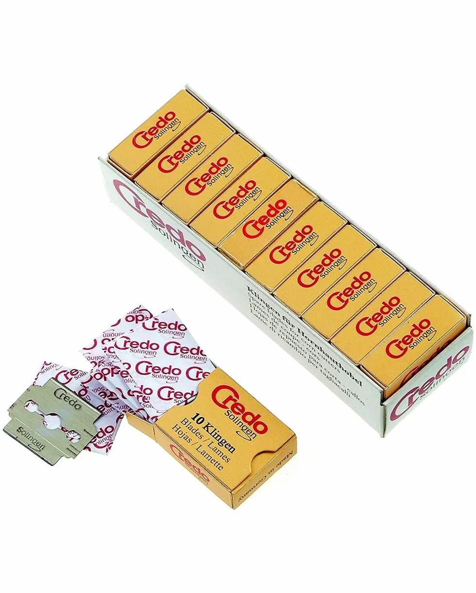 Credo Cuchillas para Cortacallos Pedicura, 100 Unidades