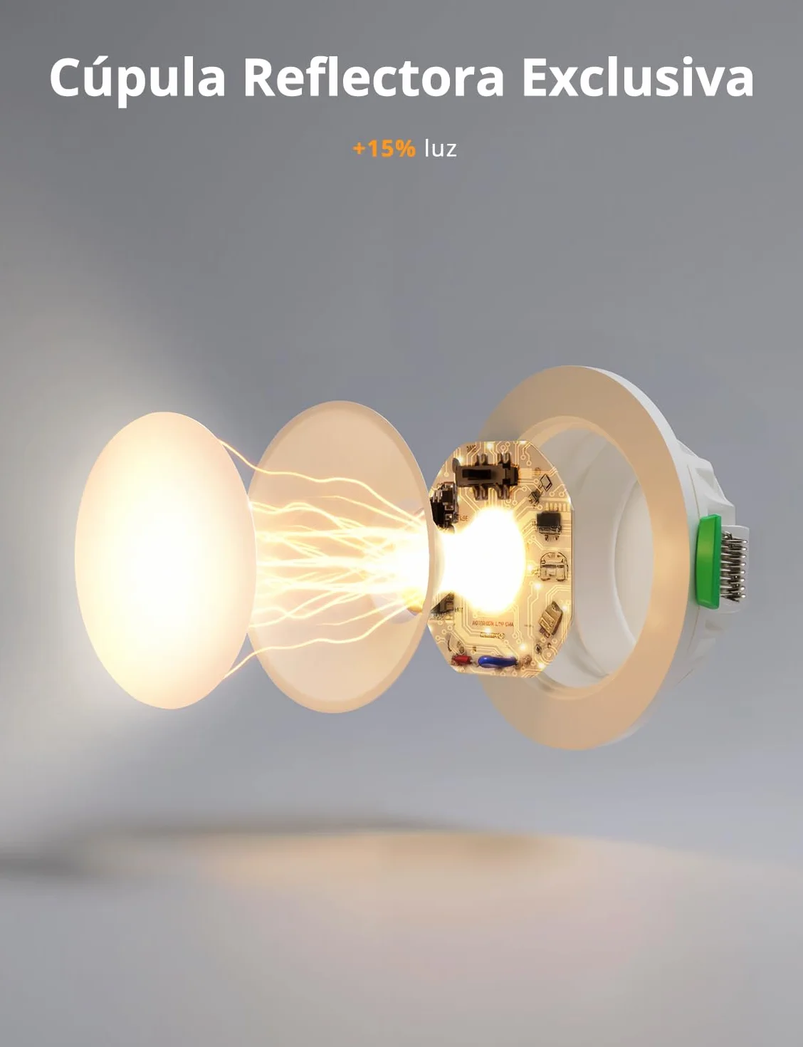 Bojim Focos LED Interior Techo Empotrable 4W 220V-230V IP44 Corte 55-68mm 10 Pack