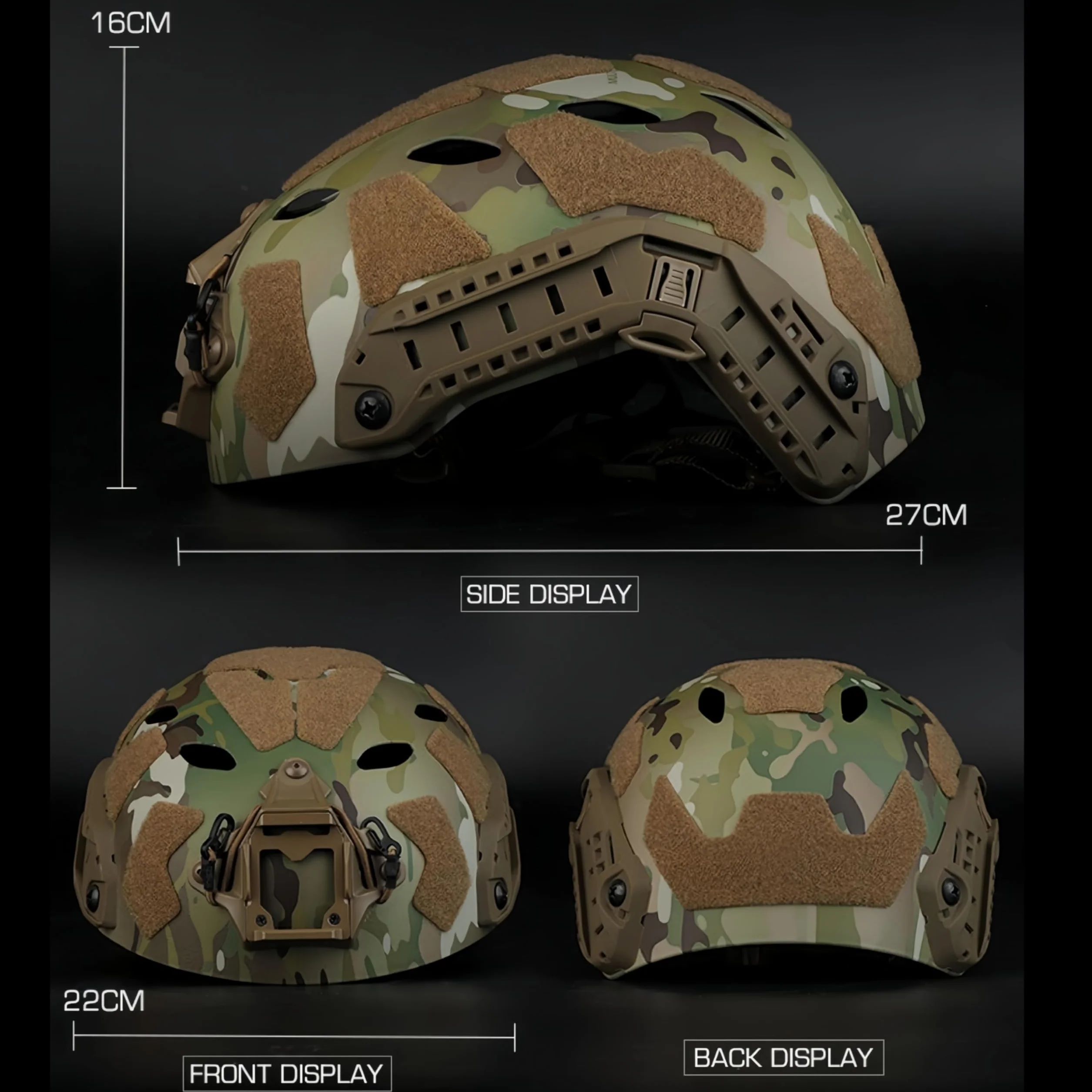 Casco táctico 0ps-C0re SF, versión simplificada, Corte superalto, para Ciclismo al Aire Libre, protección para Paintball, Casco rápido para Airsoft