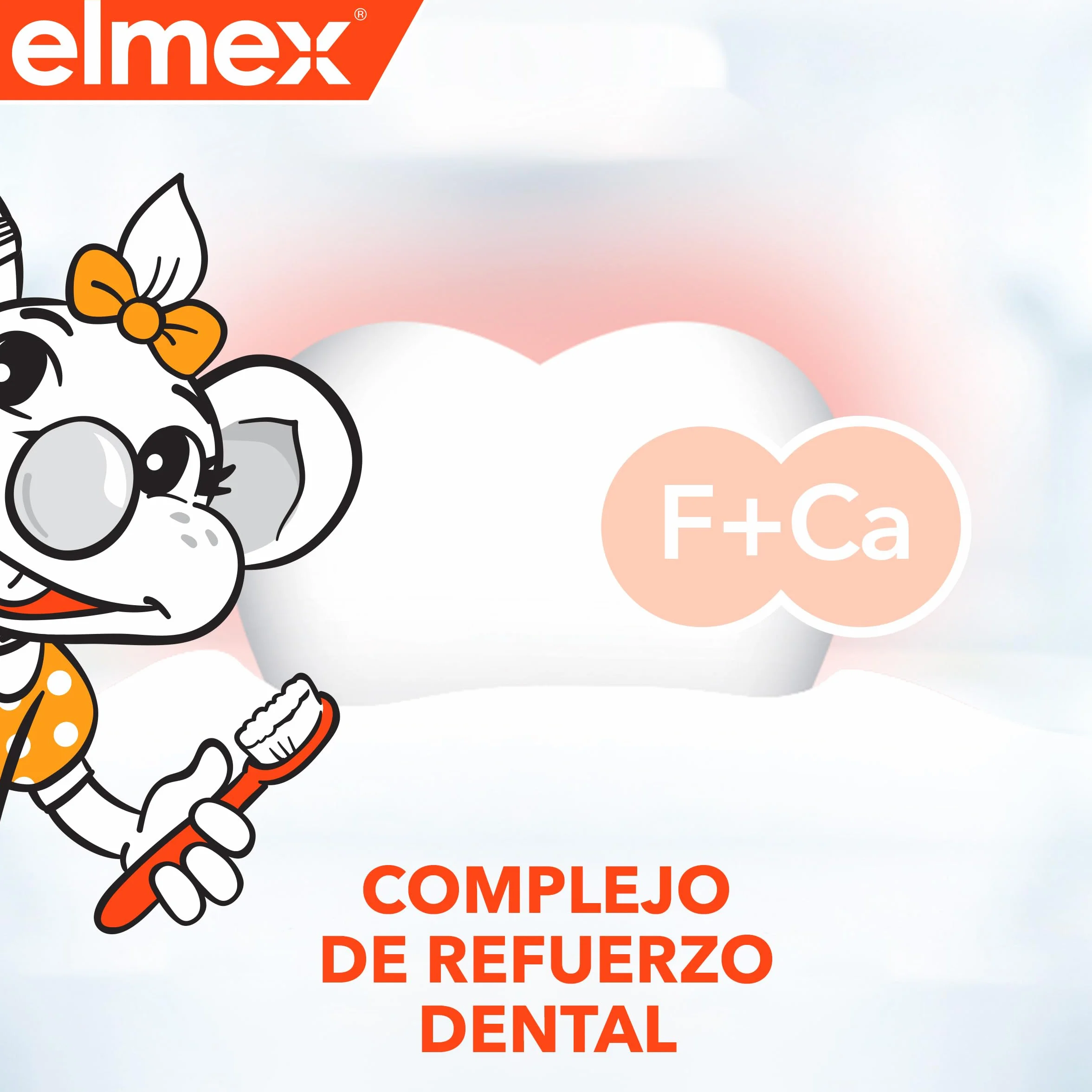 Elmex Pasta de Dientes Infantil Protección Caries 50 ml 1000ppm Fluoruro de Amina 0-6 Años