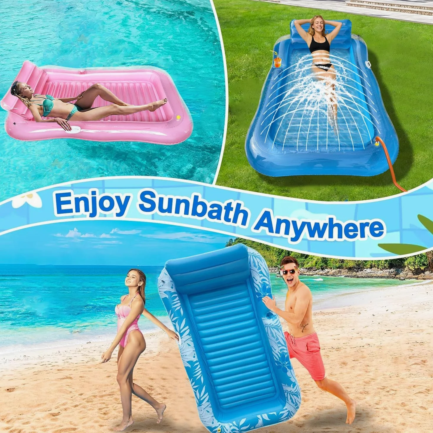Sunshine smile Dispensador de Cloro para Piscina,Dispensador Cloro Flotante,Kits de Mantenimiento para Piscinas,Dispensador Químico,Dispensador Cloro Flotante,Dispositivo de Dosificación Cloro