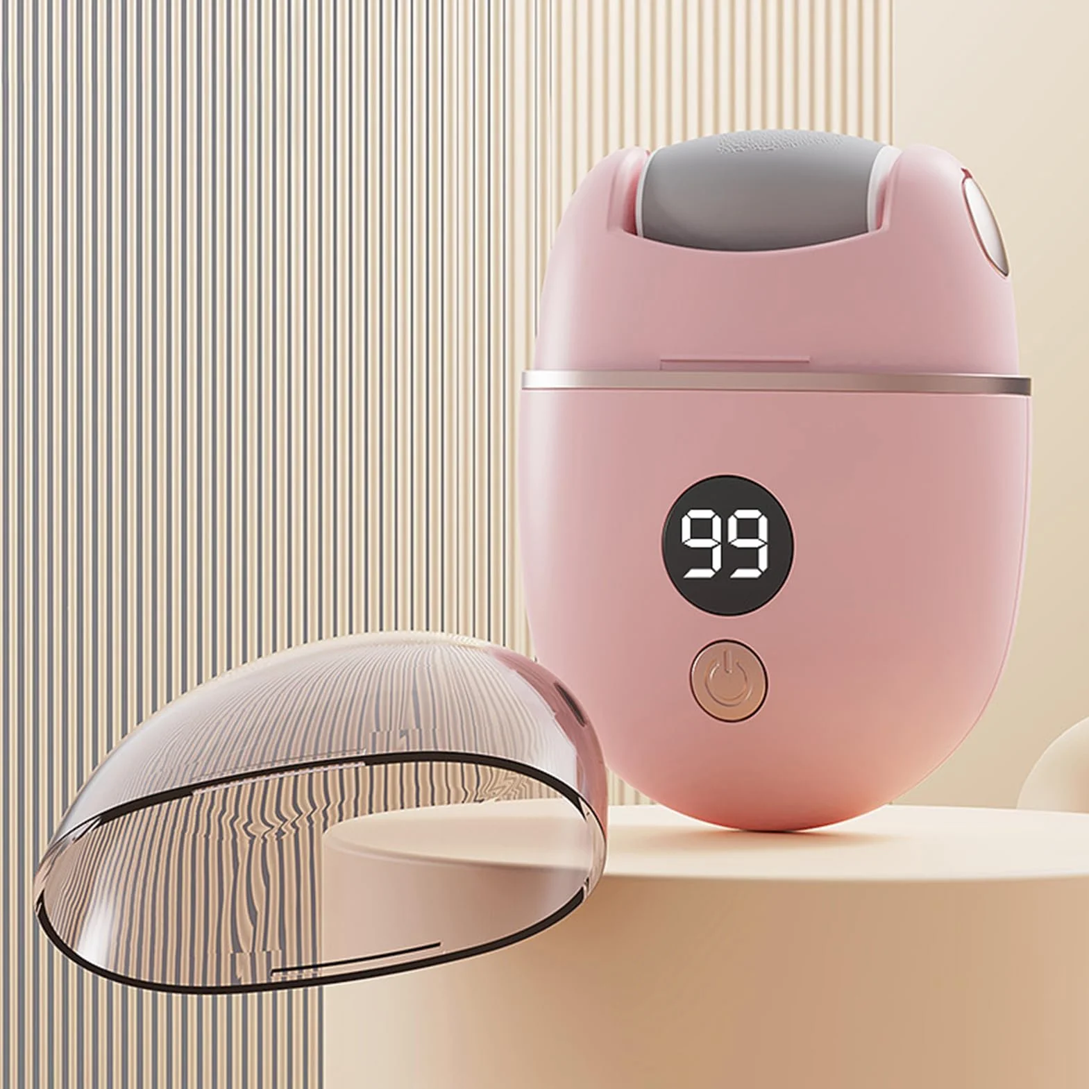 Máquina Eléctrica para Callos Recargable 3 Accesorios