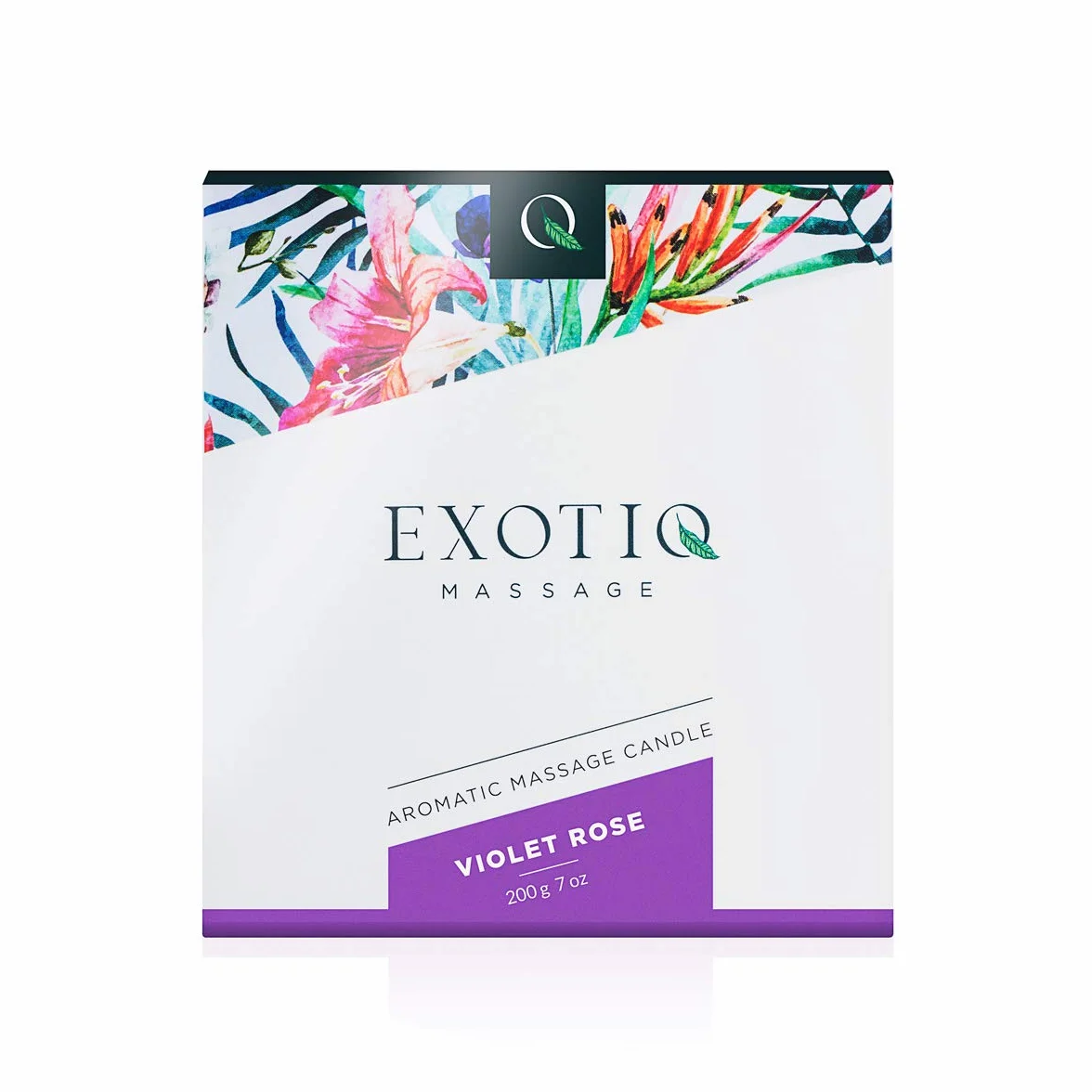 Exotiq Massage Candle Violet Rose 200 ml Aceite de Masaje Caliente