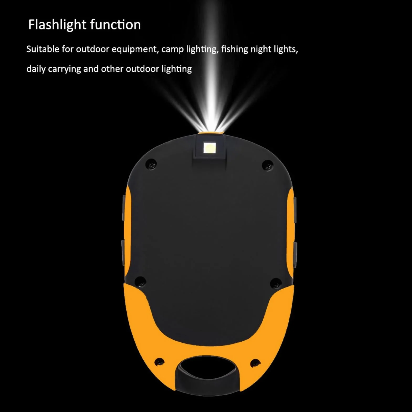 Keenso Altímetro, Barómetro, Termómetro Digital Multifuncional Brújula USB Recargable con Linterna LED Otras Herramientas y Accesorios de Pesca
