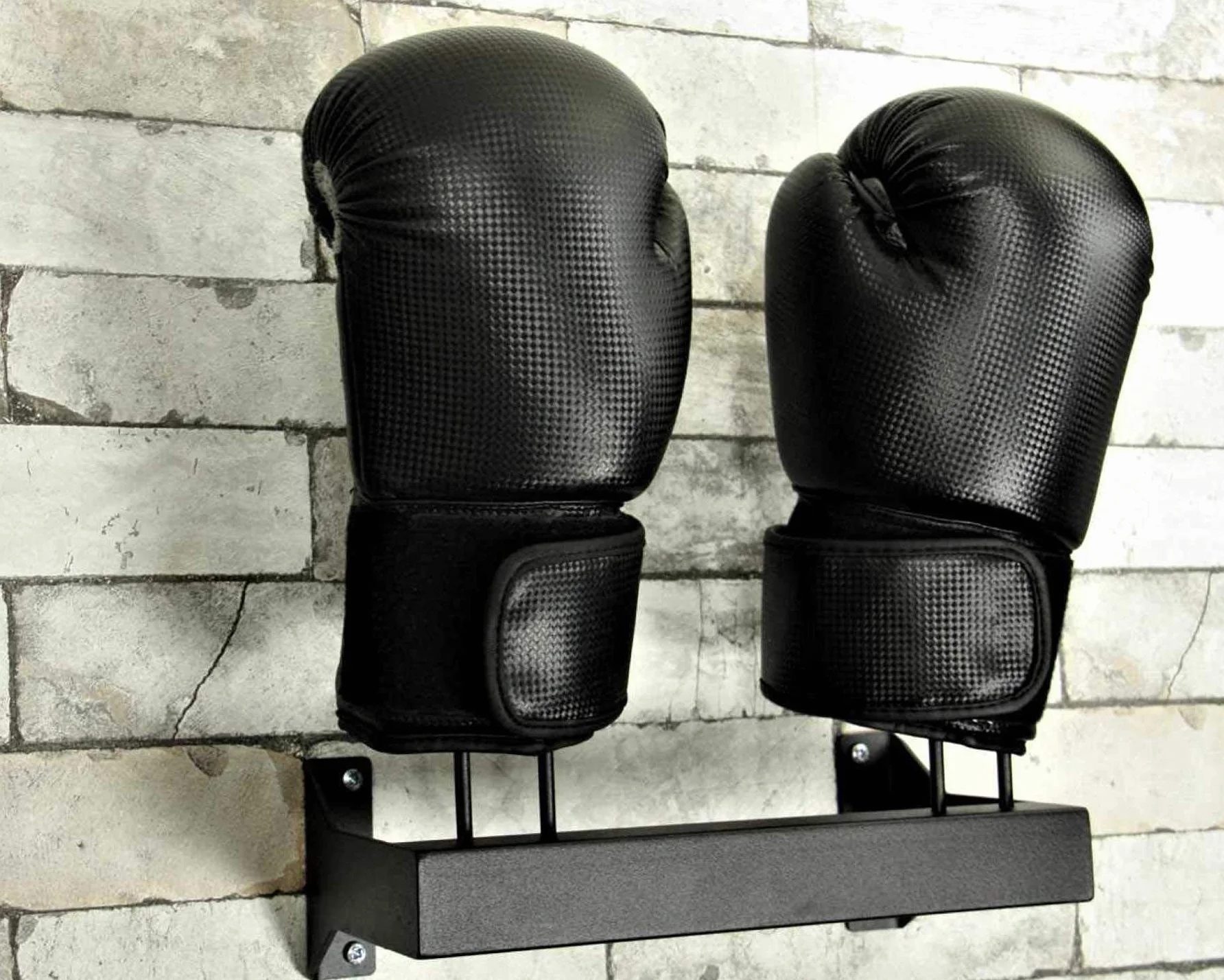 Soportes de Guantes de Boxeo de Pared, Negro