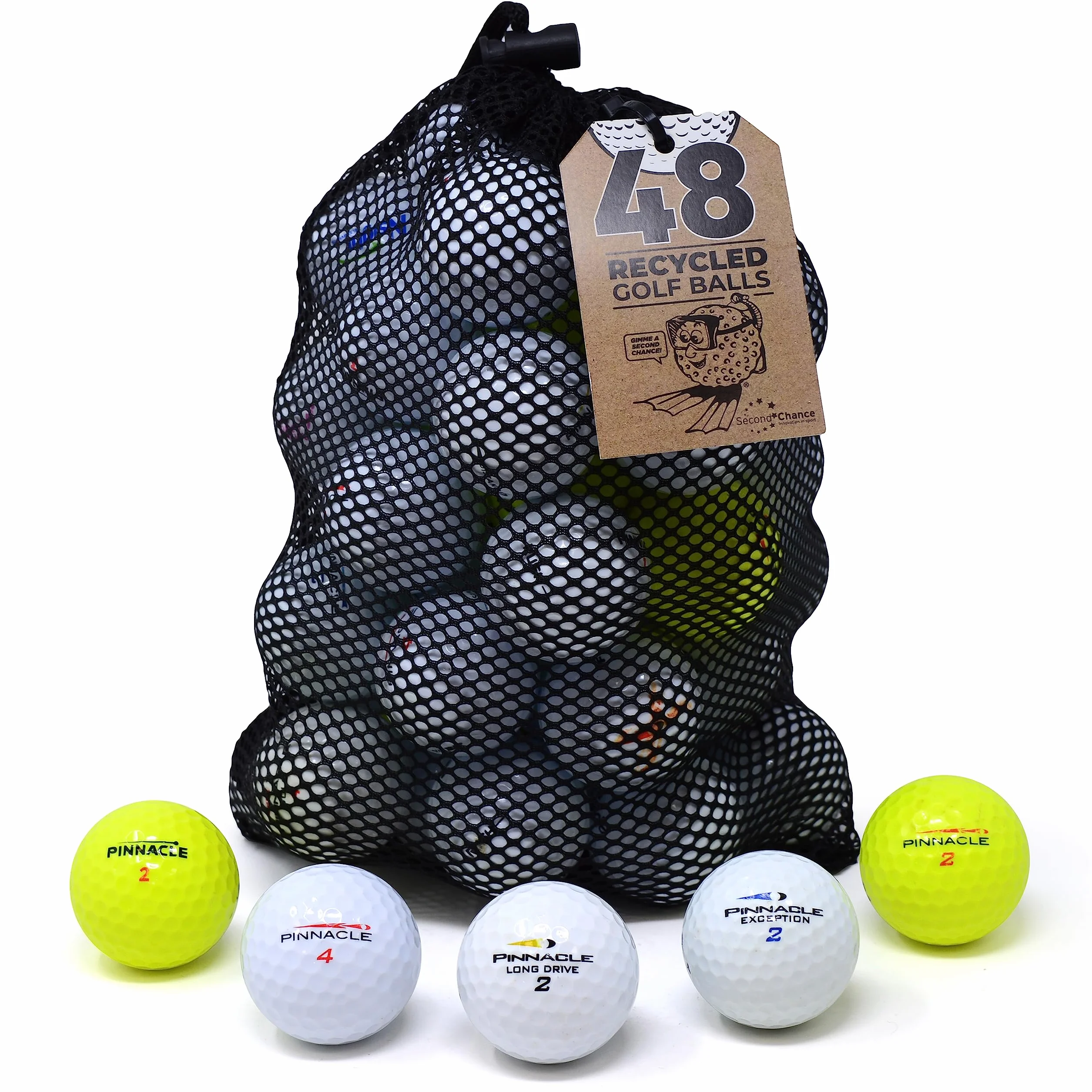 Second Chance Pinnacle Grade A 24 de - Bolas de Golf reciclada