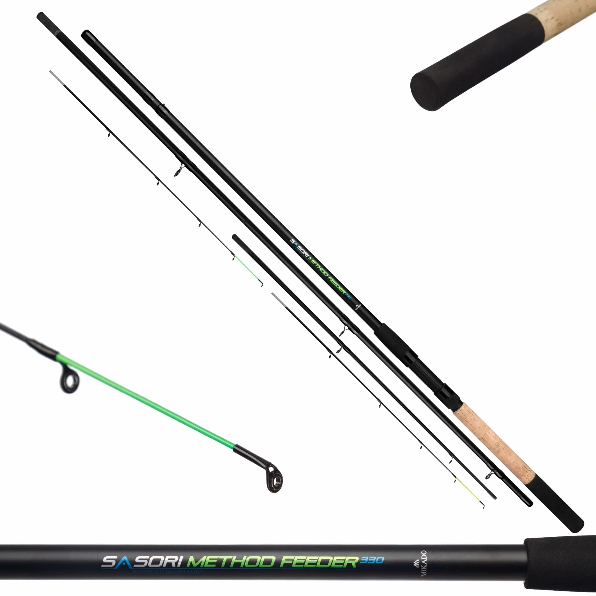 Mikado Sasori Method Feeder Caña de pescar 3,00 m 234 g Wg. 80 g